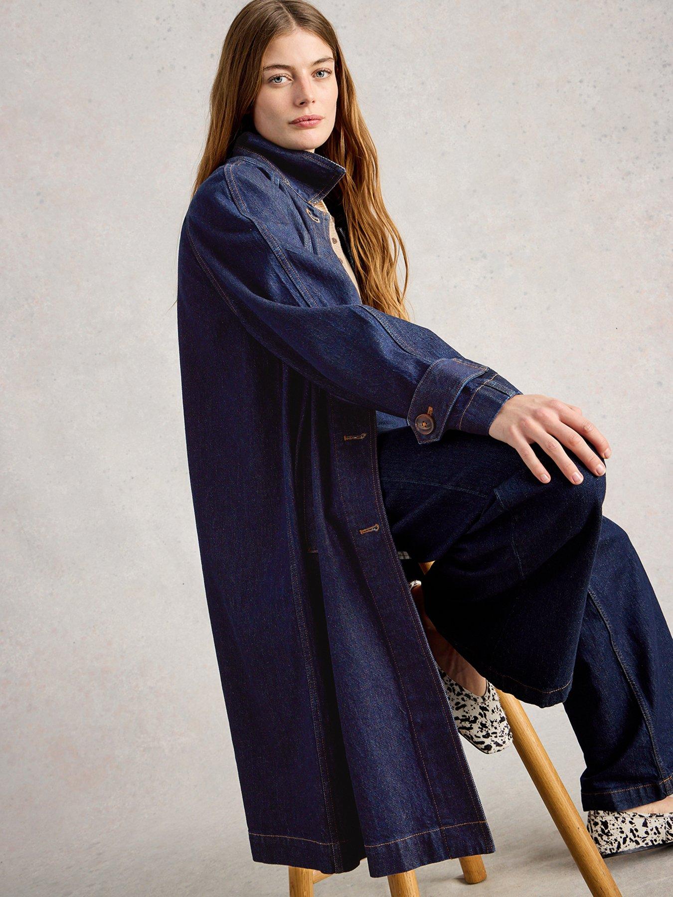  image of white-stuff-oakleigh-denim-coat-blue