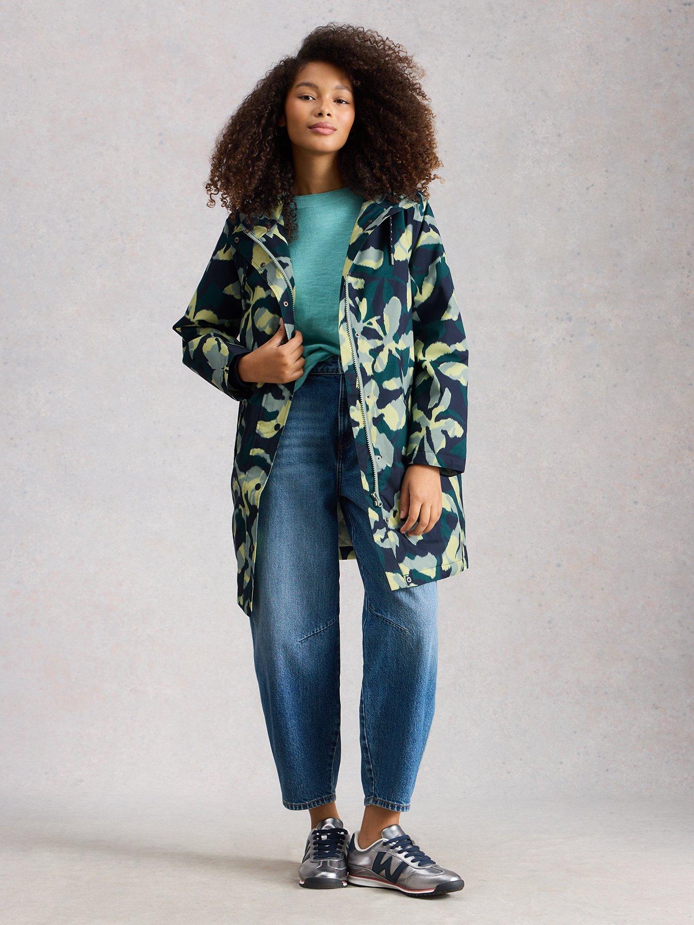 Image 3 of 6 of White Stuff Willow Waterproof Coat - Blue