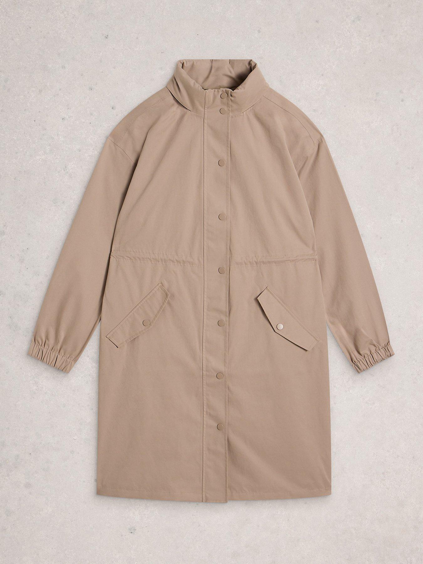 Image 5 of 6 of White Stuff Beth Waterproof Coat - Beige