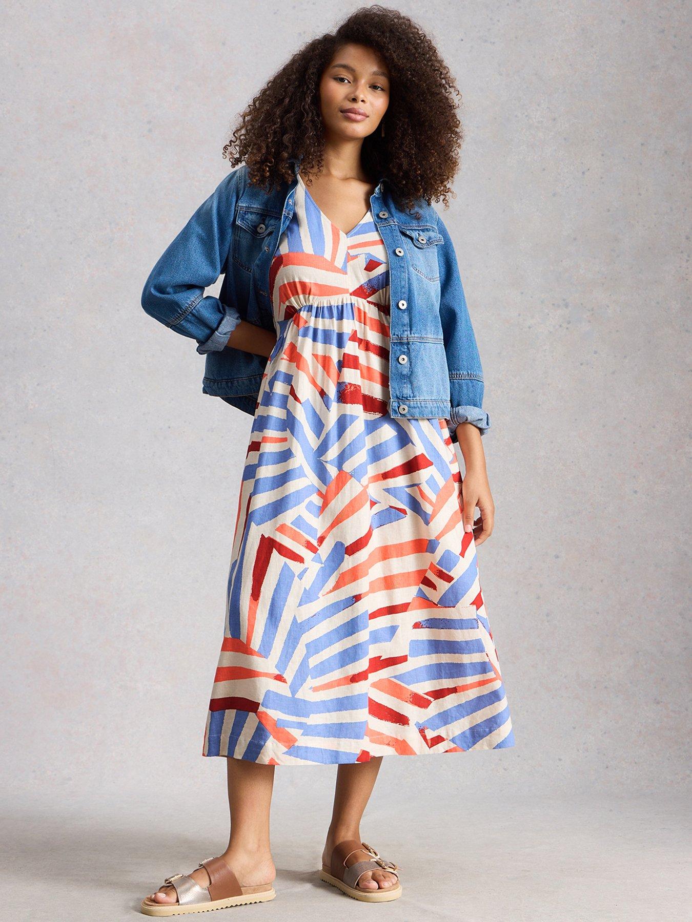 begonia tiered linen dress Begonia Midi Dress – Kay Unger main image 0