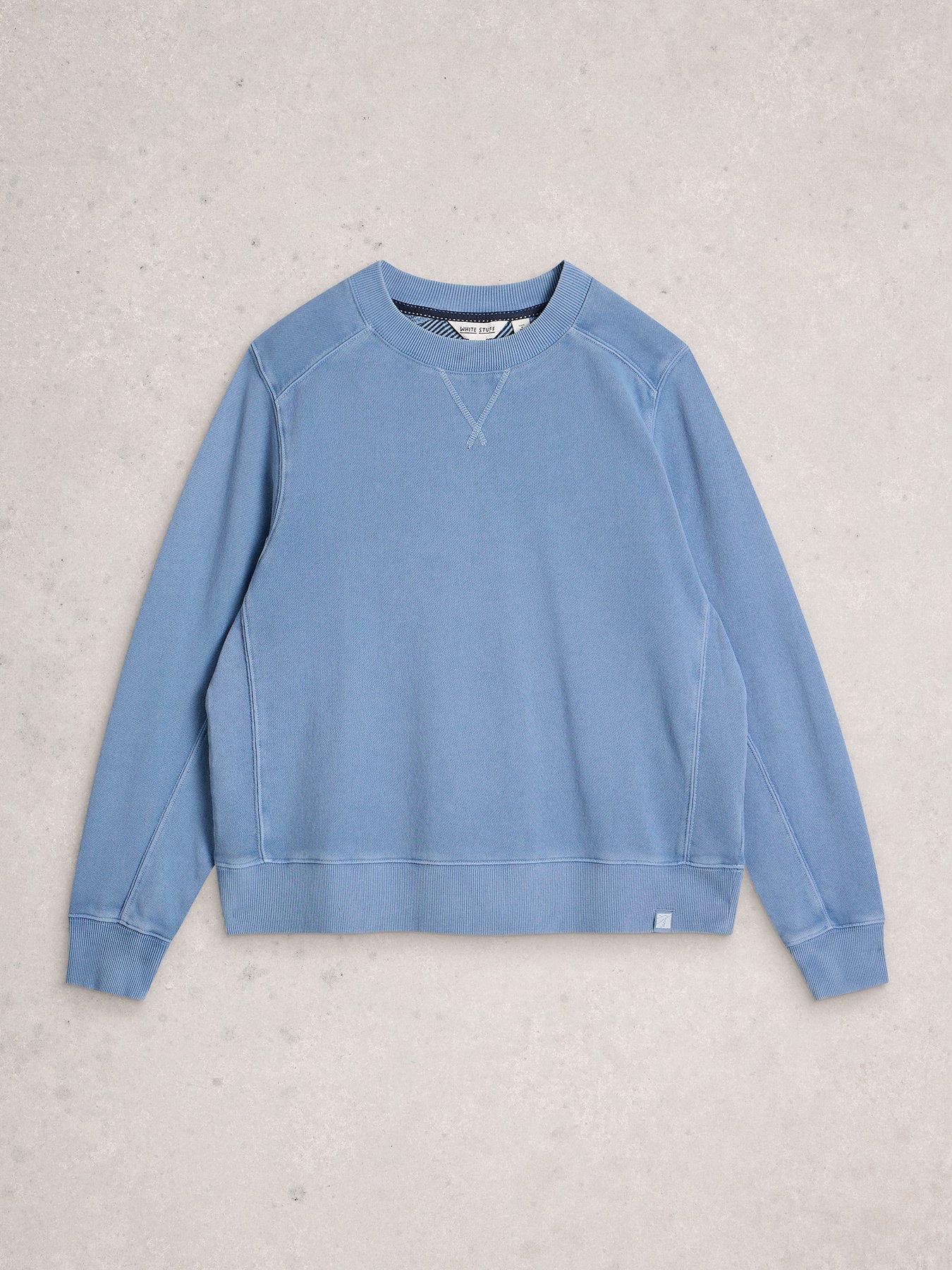  image of white-stuff-daydreamer-sweater-blue