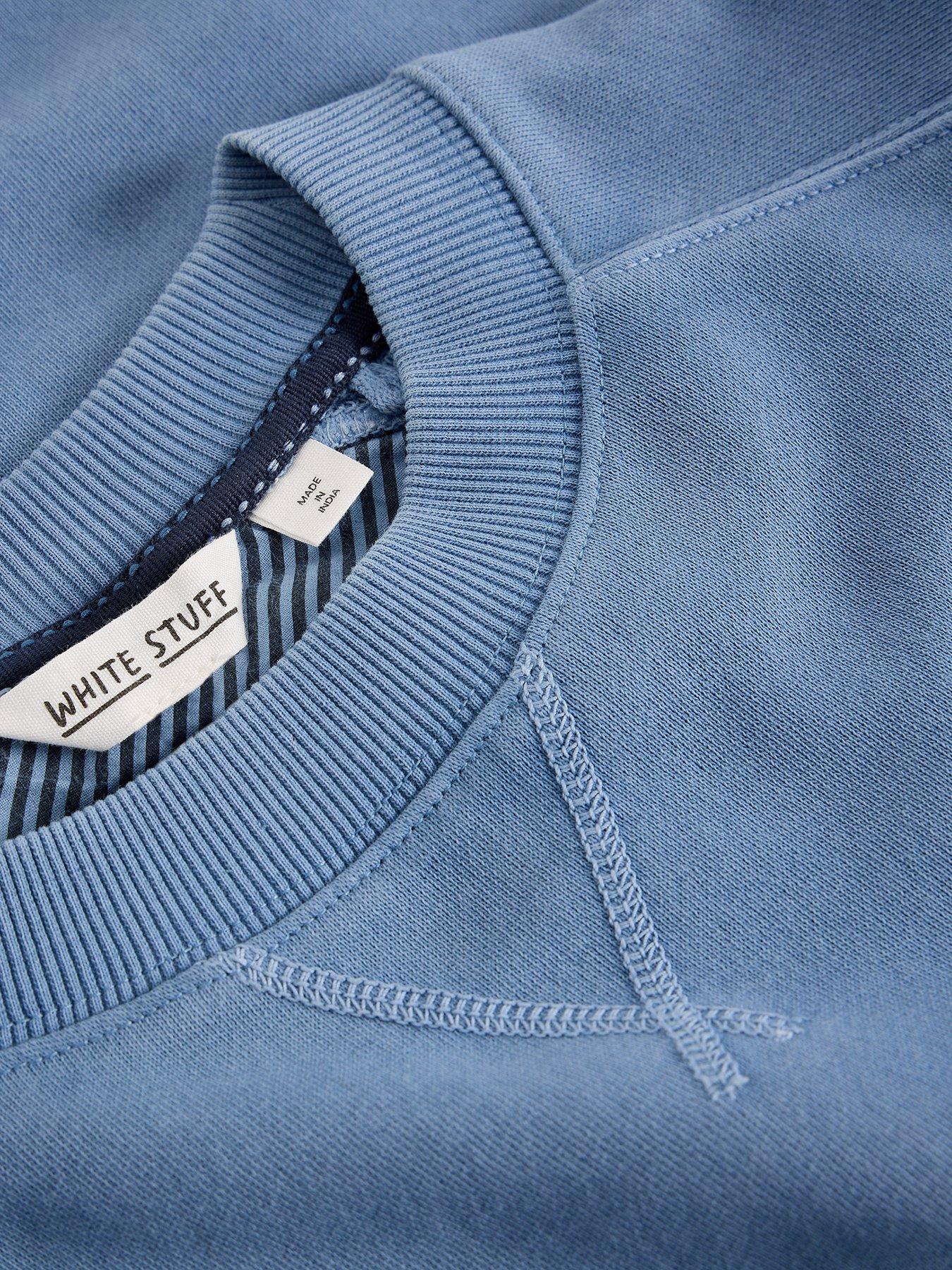  image of white-stuff-daydreamer-sweater-blue