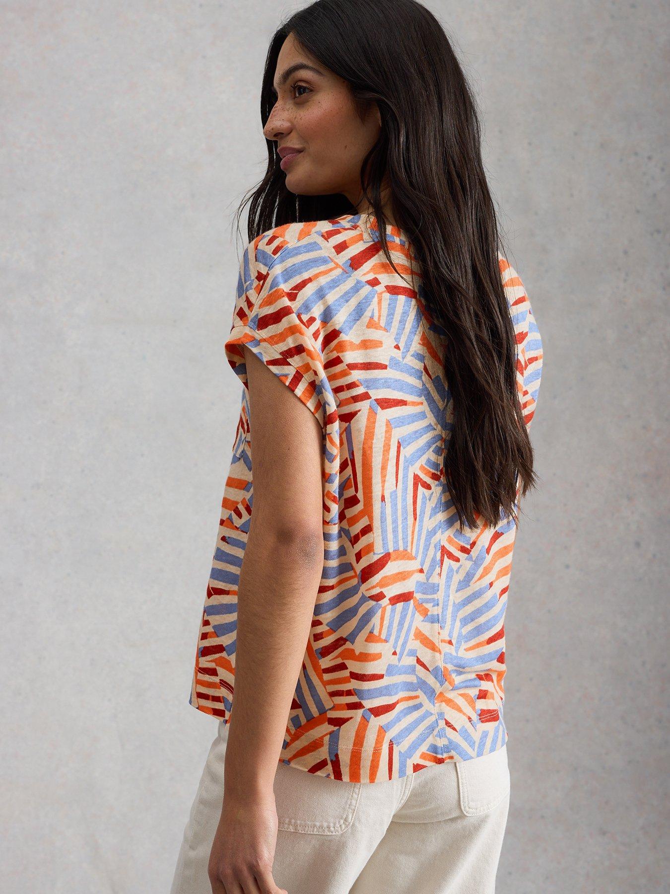 Image 2 of 6 of White Stuff Iris Linen Tee