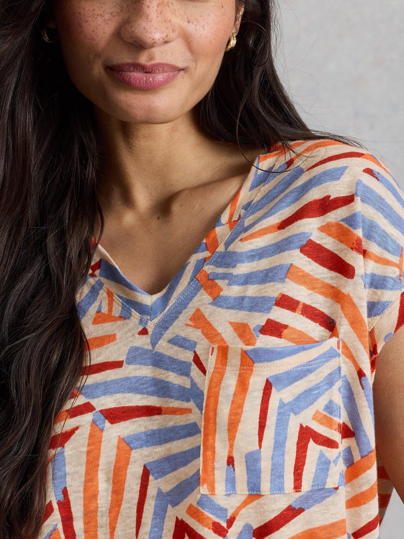 Image 4 of 6 of White Stuff Iris Linen Tee