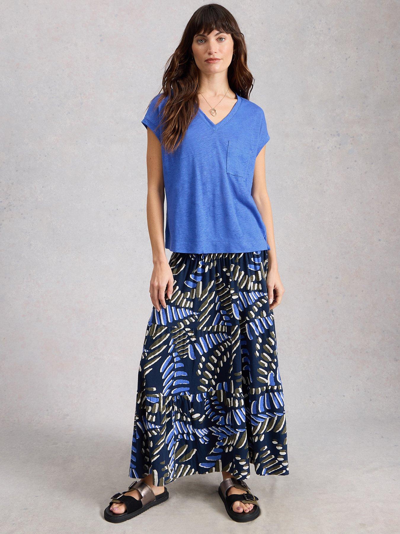  image of white-stuff-iris-linen-tee