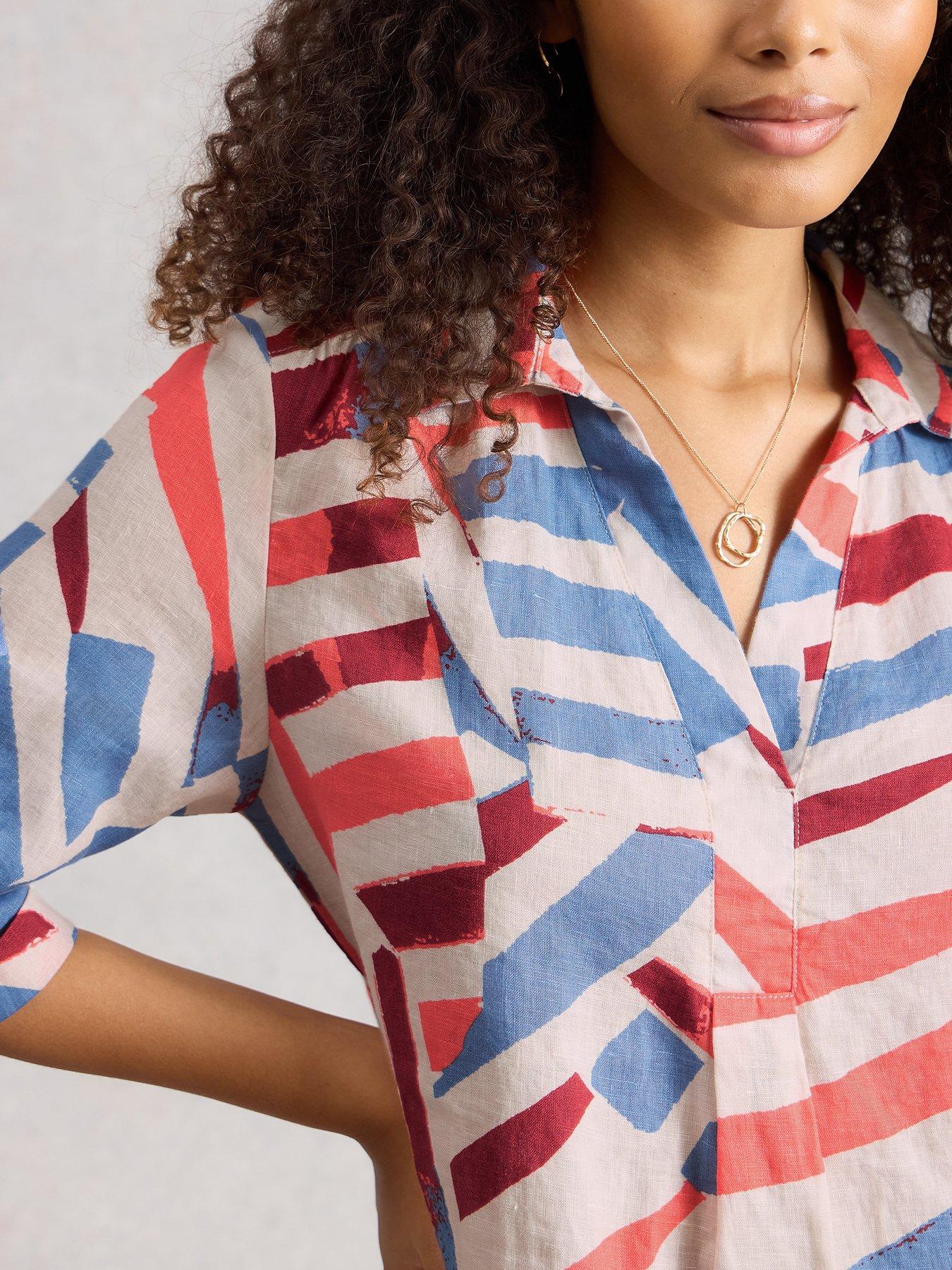Image 4 of 6 of White Stuff Bianca Linen Tunic - White