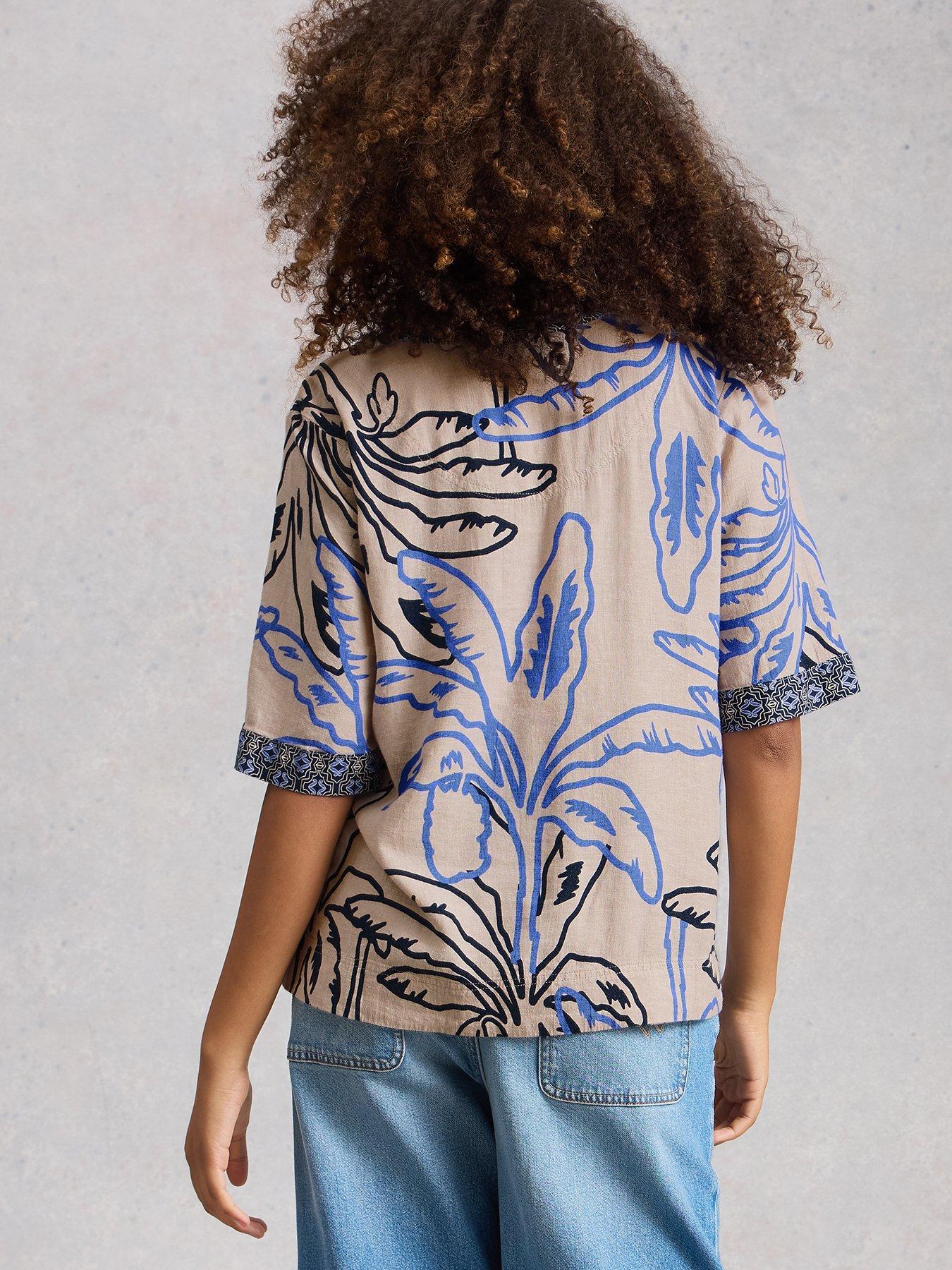  image of white-stuff-ash-linen-blend-top-beige