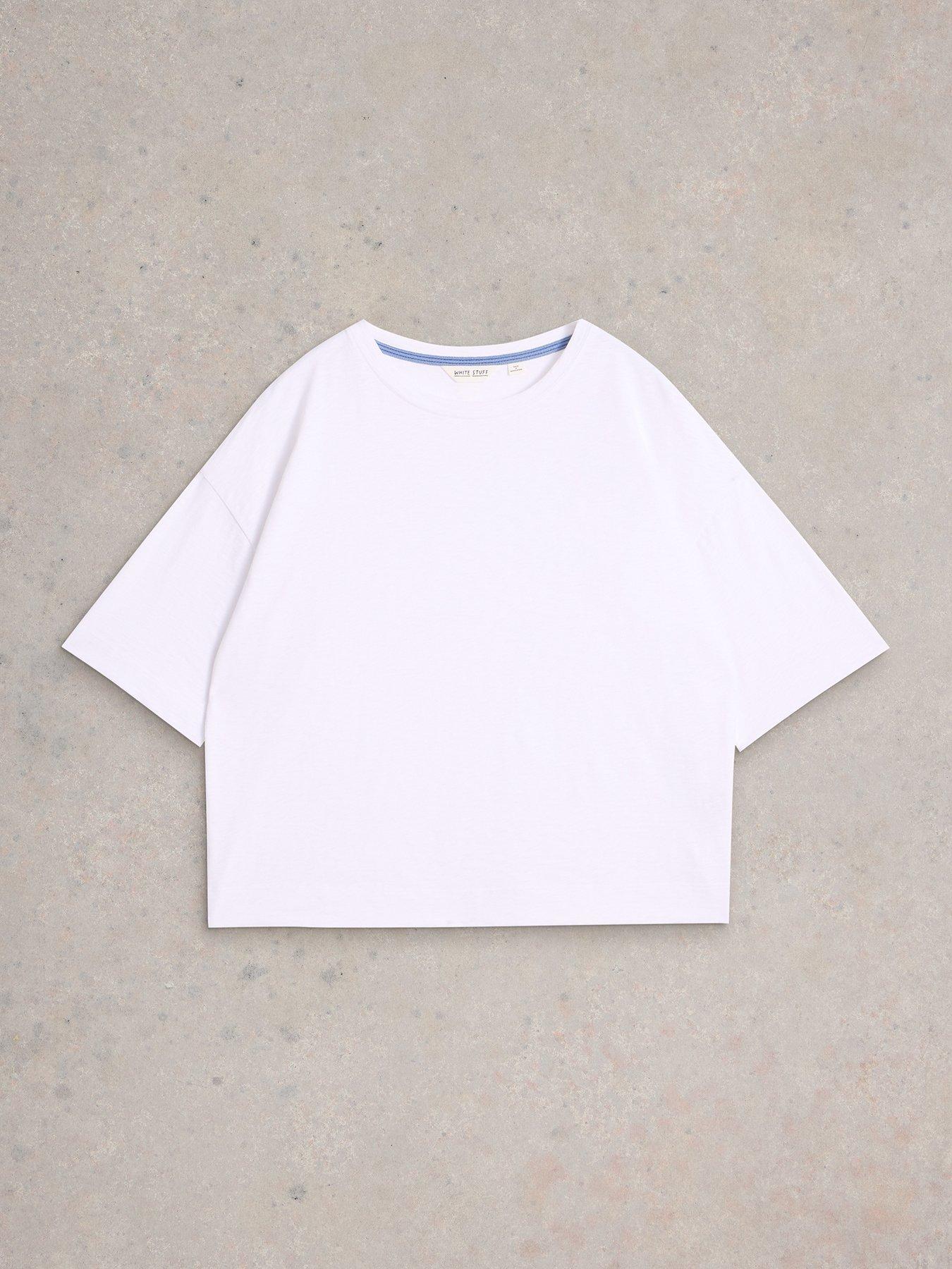 Image 5 of 6 of White Stuff Katya T-Shirt - White