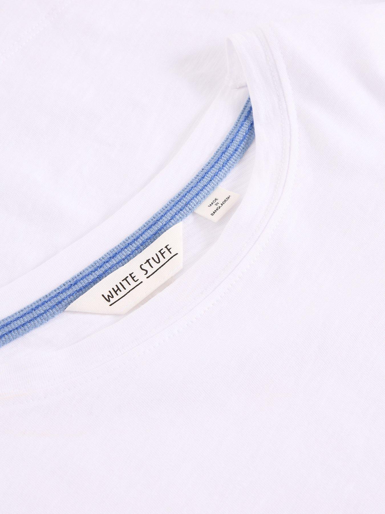 Image 6 of 6 of White Stuff Katya T-Shirt - White