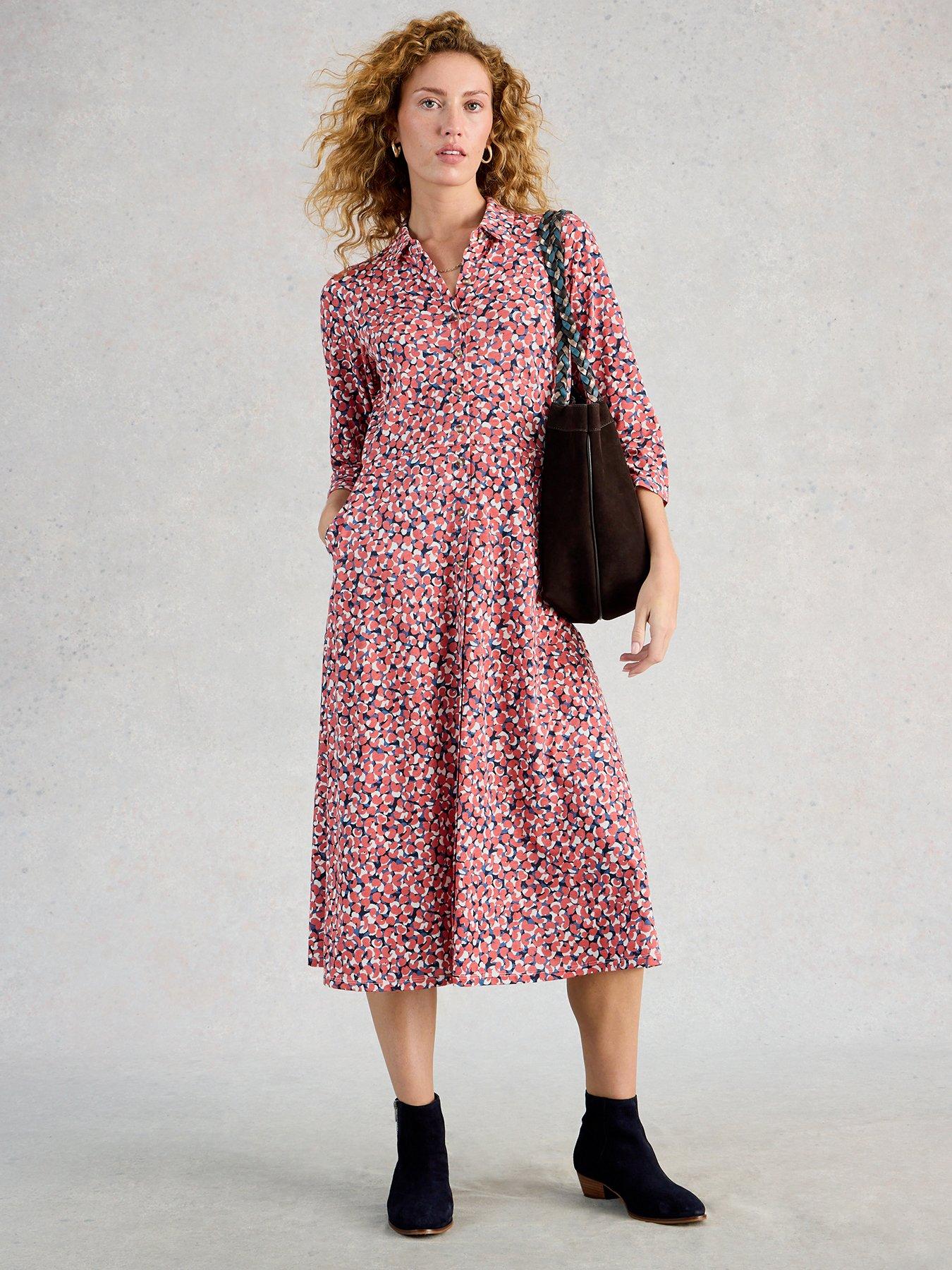 White Stuff Rua Jersey Shirt Dress
