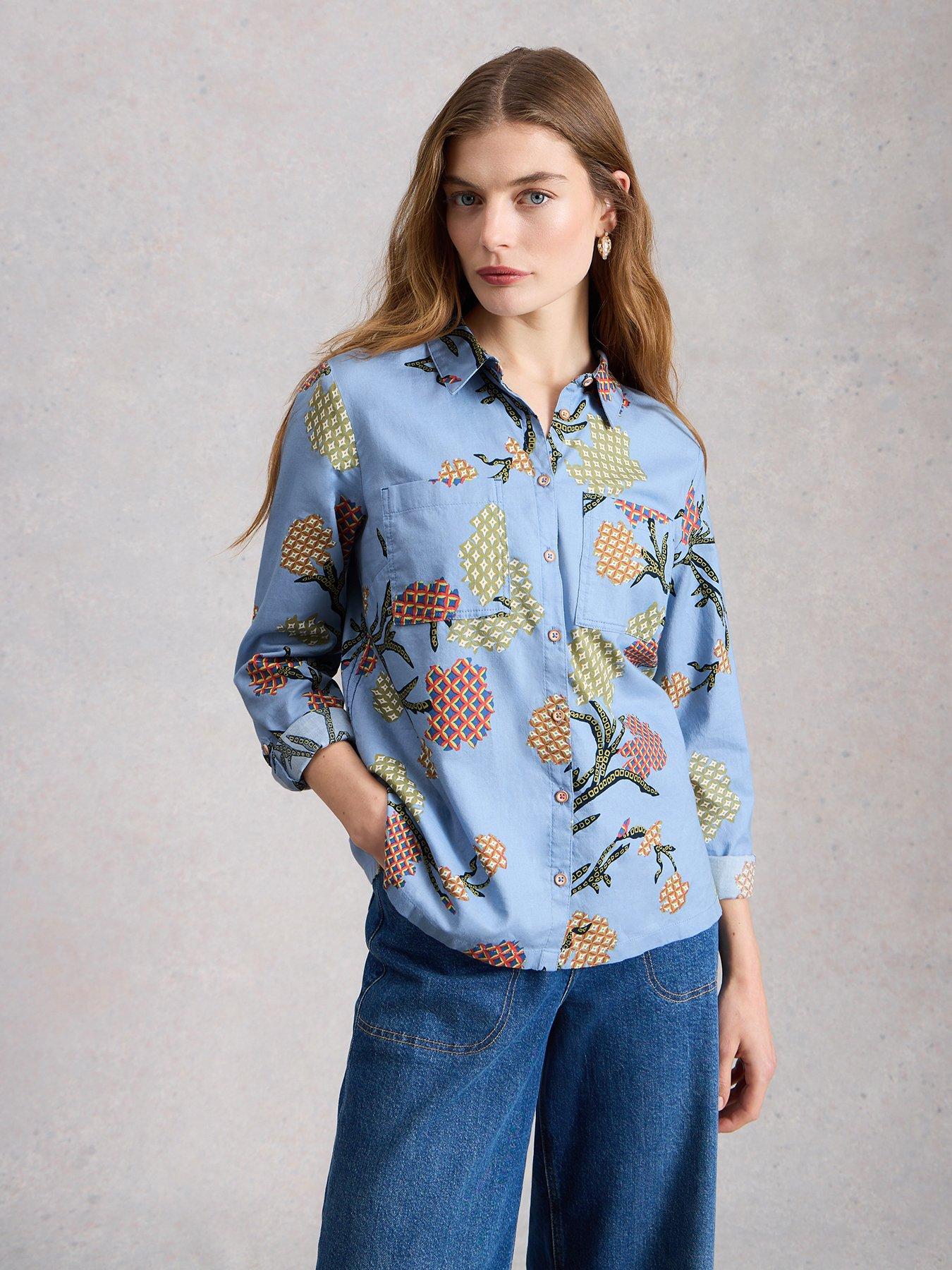 Image 1 of 6 of White Stuff Sophie Cotton Shirt