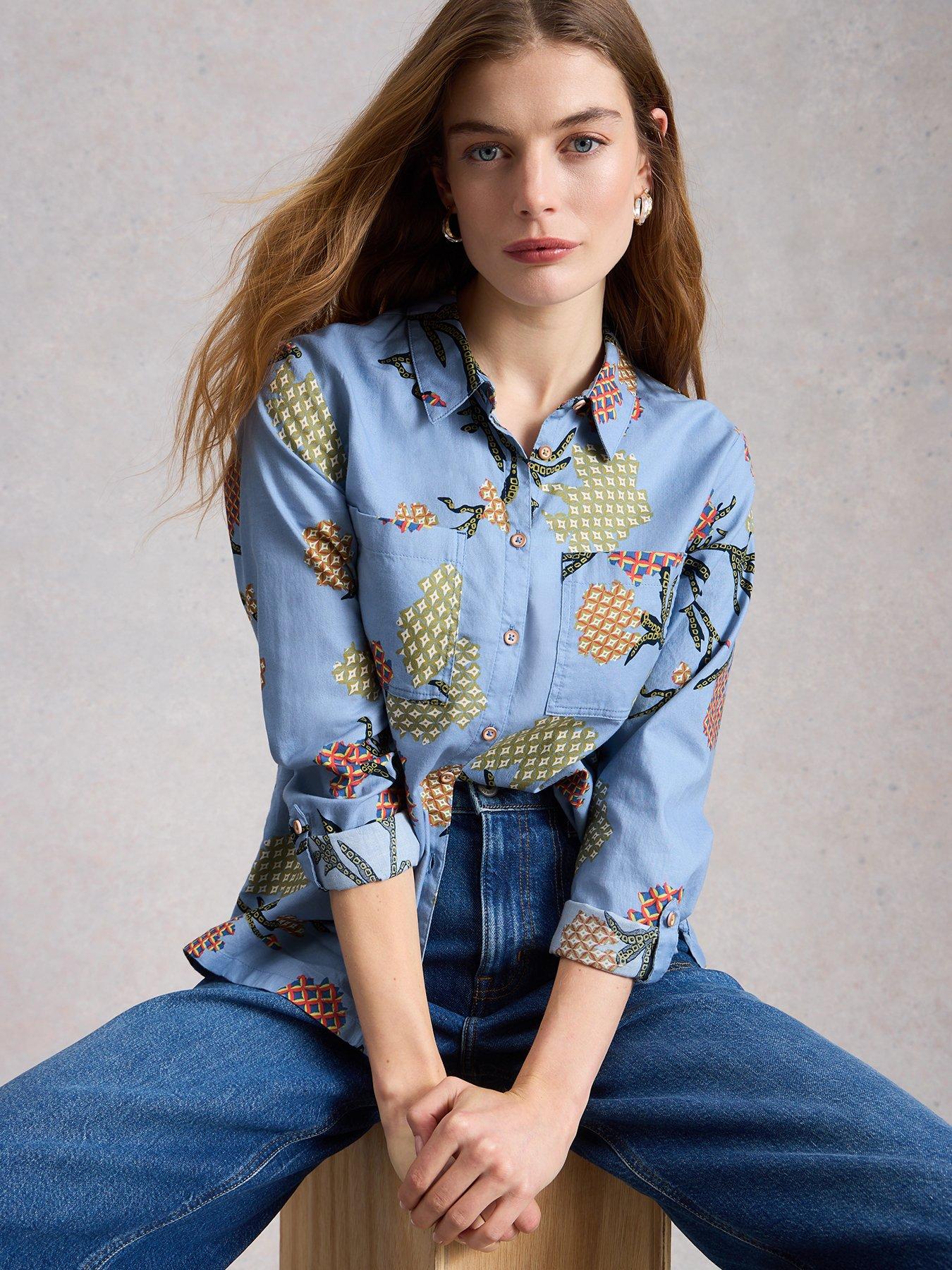 Image 4 of 6 of White Stuff Sophie Cotton Shirt