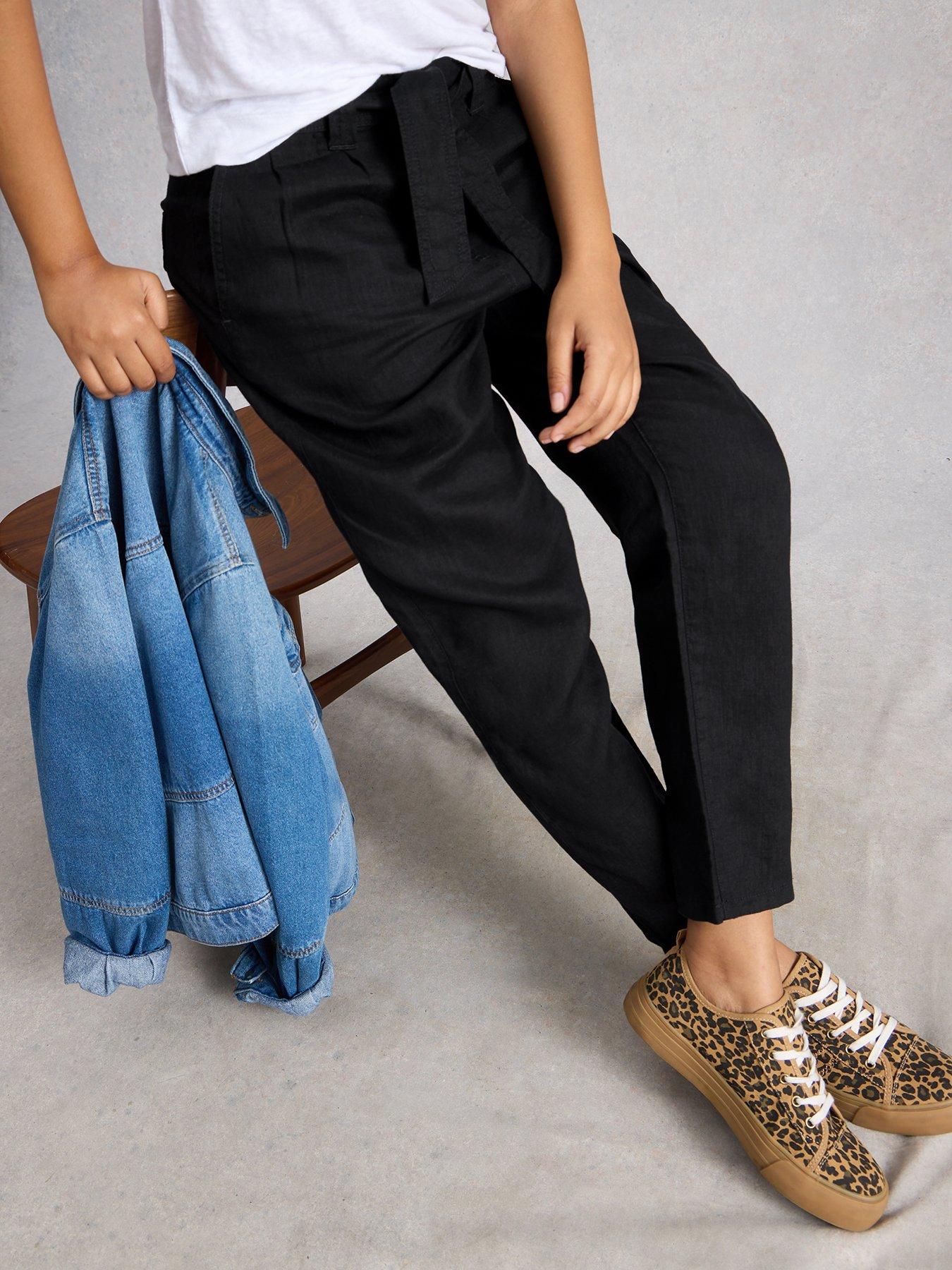 Image 4 of 6 of White Stuff Hadley Linen Trouser - Black