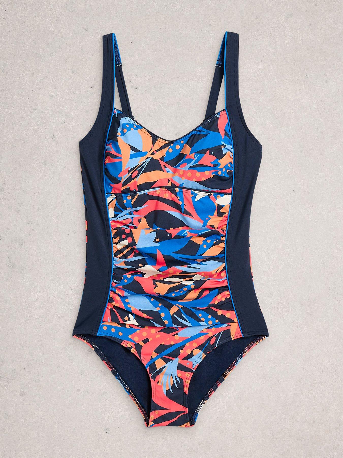  image of white-stuff-splash-control-swimsuit
