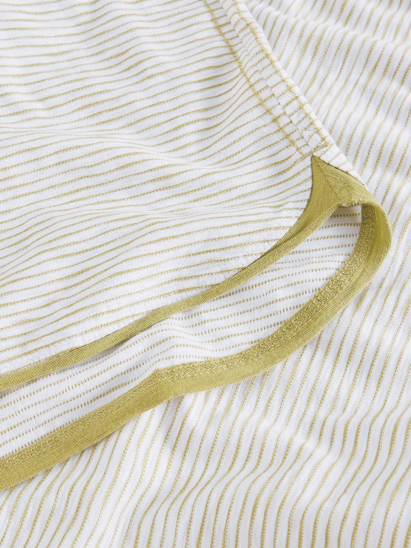 Image 6 of 6 of White Stuff Clara Texture Long Sleeve T-Shirt - White