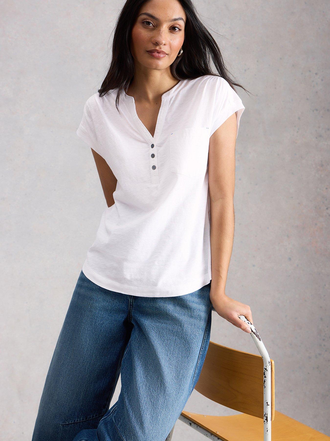  image of white-stuff-cecily-sleeveless-shirt-white