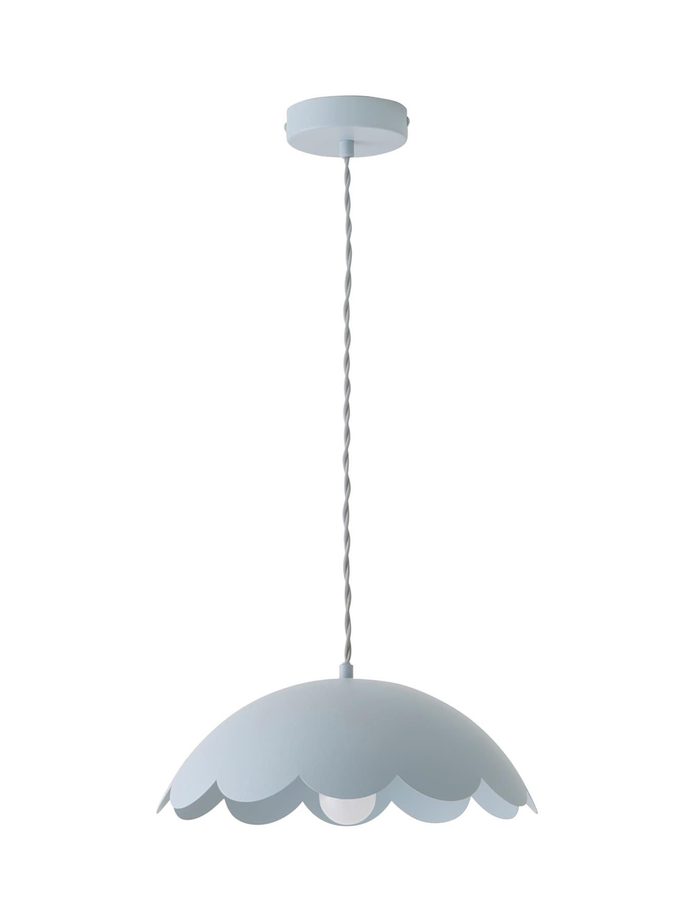 ValueLights Millie Flower Scallop Pendant Ceiling Light