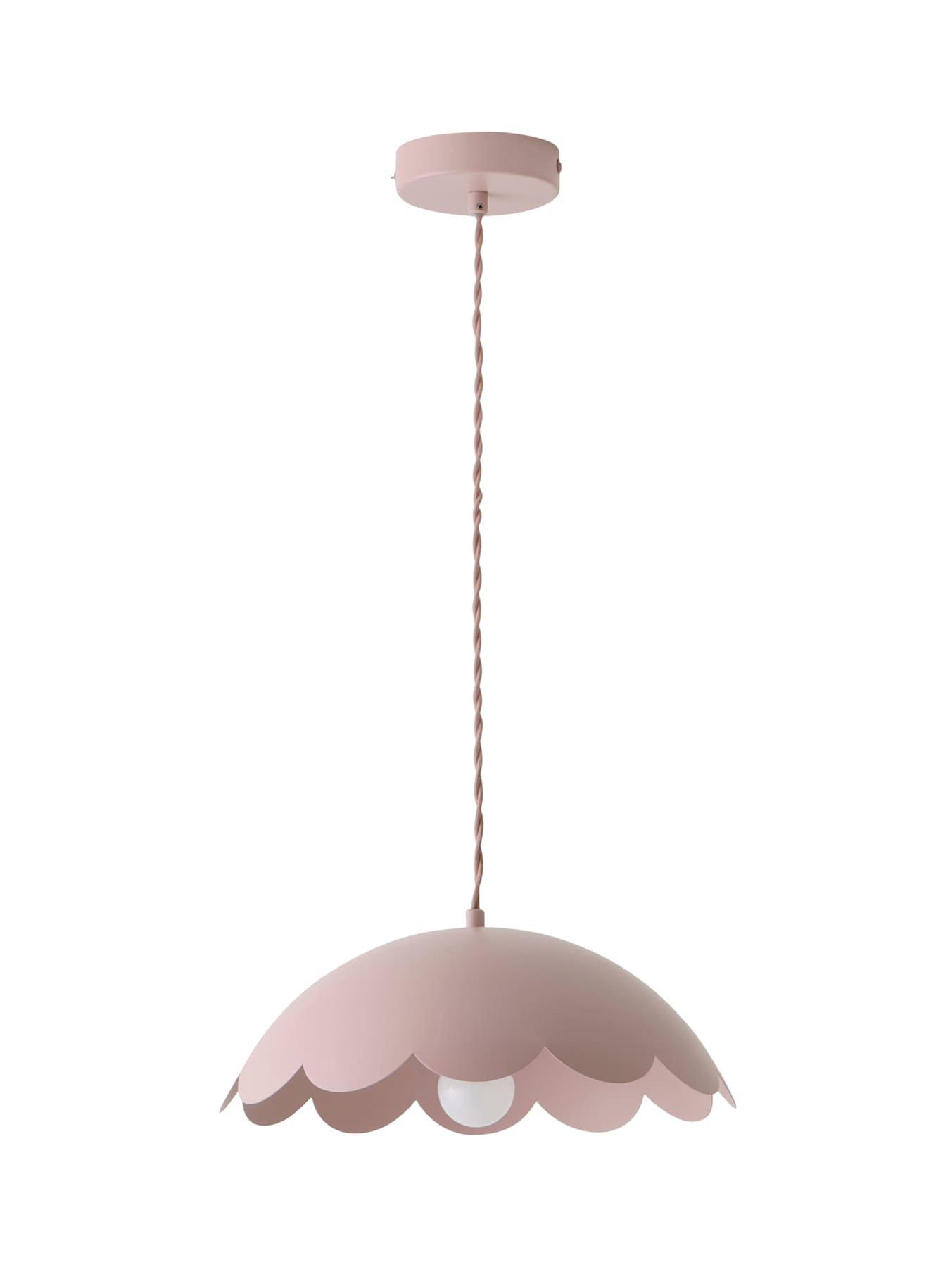 ValueLights Millie Flower Scallop Pendant Ceiling Light