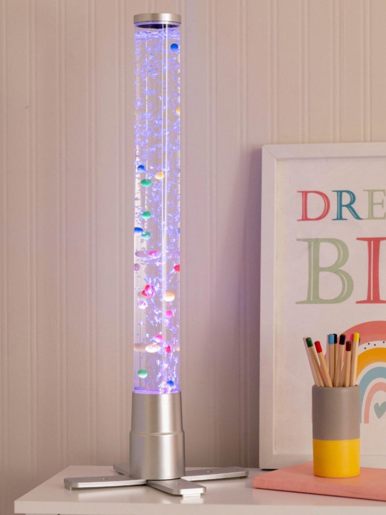 ValueLights Bubble Lamp Colour Changing Sensory Floor Lamp - 60cm