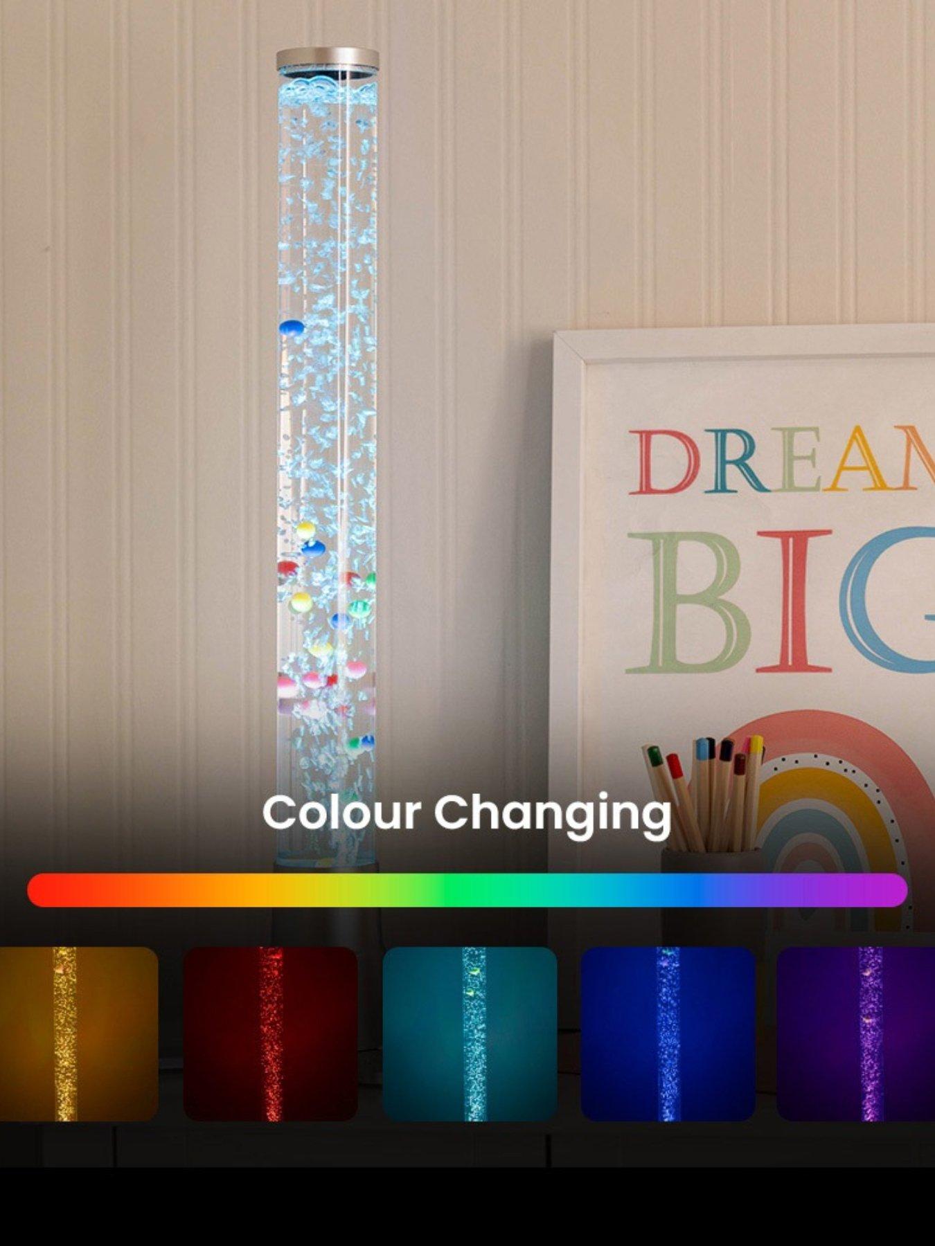 Image 3 of 3 of ValueLights Bubble Lamp Colour Changing Sensory Floor Lamp - 60cm