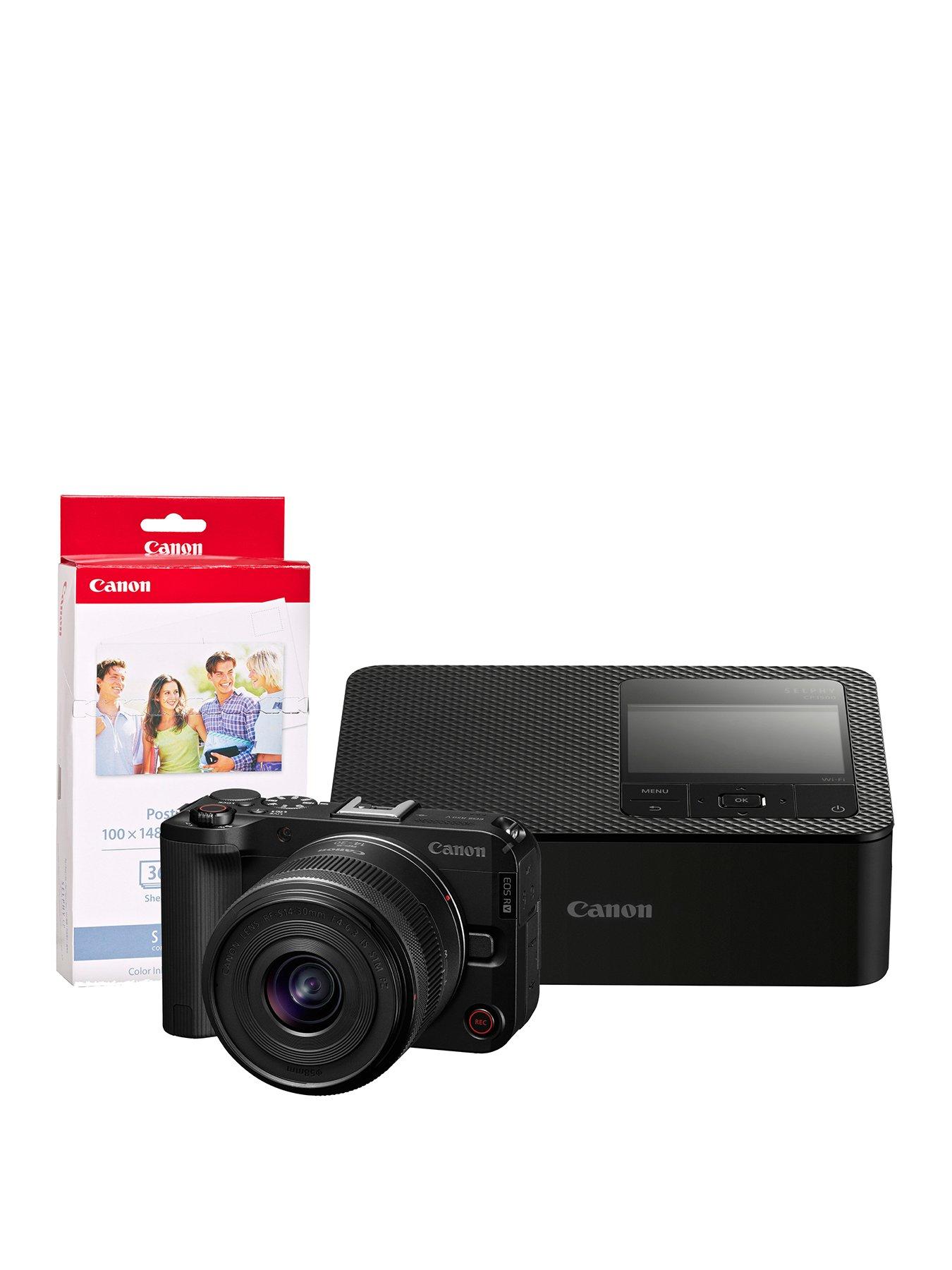 Image 1 of 7 of Canon EOS R50V Camera with Canon&nbsp;RF-S 14-30mm Lens, Canon&nbsp;CP1500 Printer KP-36IP and&nbsp;36 Shots