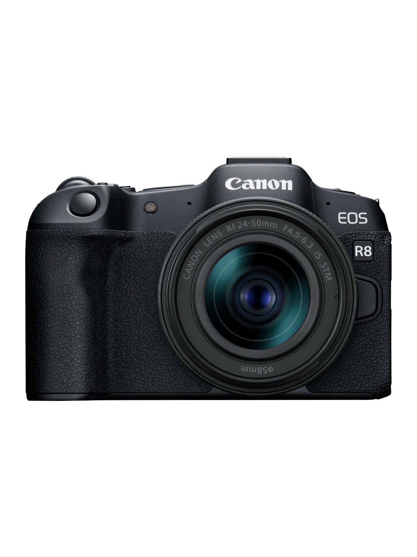 Image 2 of 5 of Canon EOS R8 Camera Kit with RF-S 24-50mm Lens, Sandisk 256GB SD, Neck Strap, Joby Gorillapod 500 &amp; Additional LP-E17 Battery