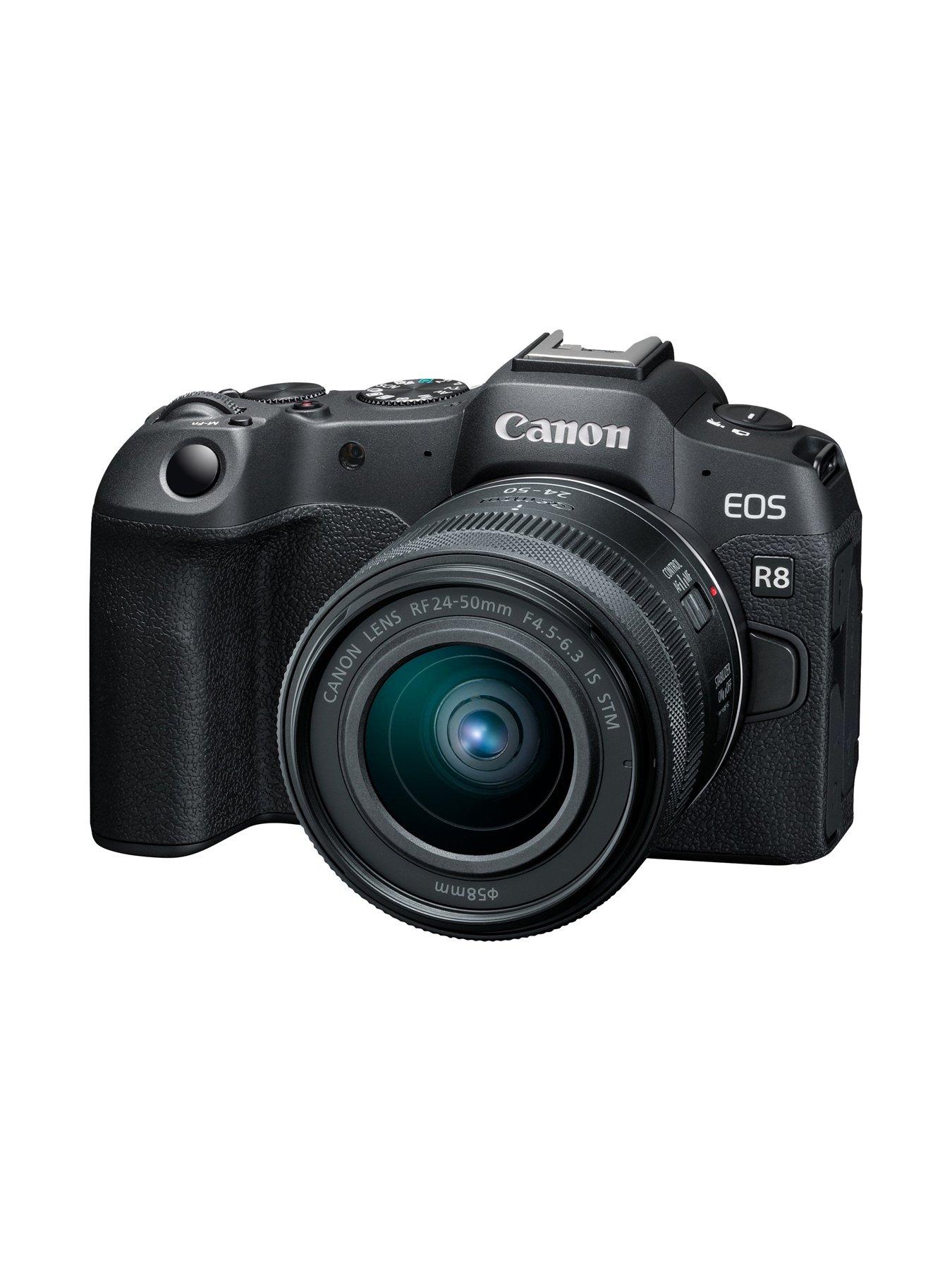 Image 3 of 5 of Canon EOS R8 Camera Kit with RF-S 24-50mm Lens, Sandisk 256GB SD, Neck Strap, Joby Gorillapod 500 &amp; Additional LP-E17 Battery