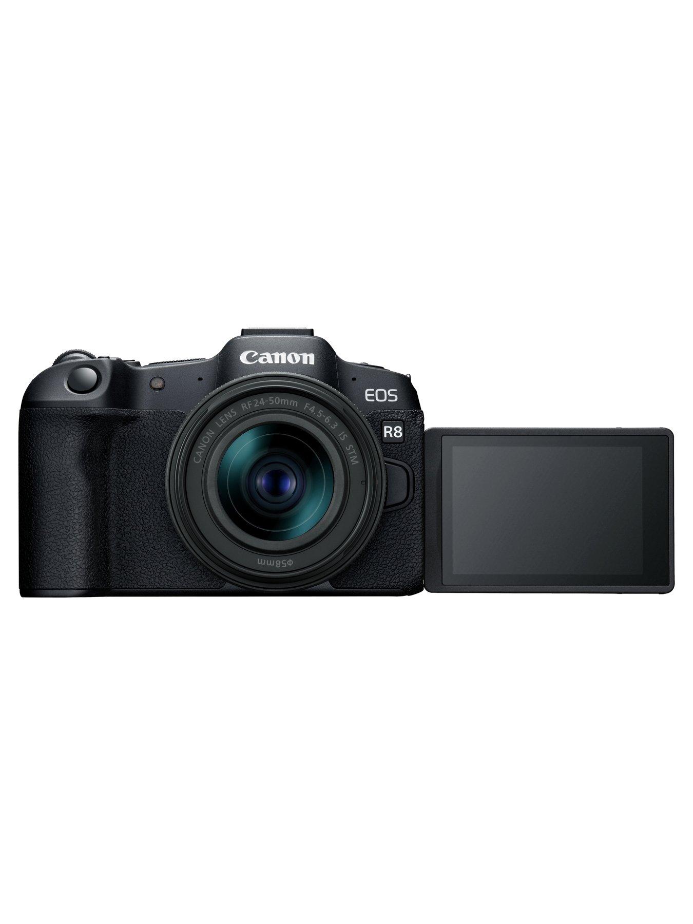 Image 4 of 5 of Canon EOS R8 Camera Kit with RF-S 24-50mm Lens, Sandisk 256GB SD, Neck Strap, Joby Gorillapod 500 &amp; Additional LP-E17 Battery