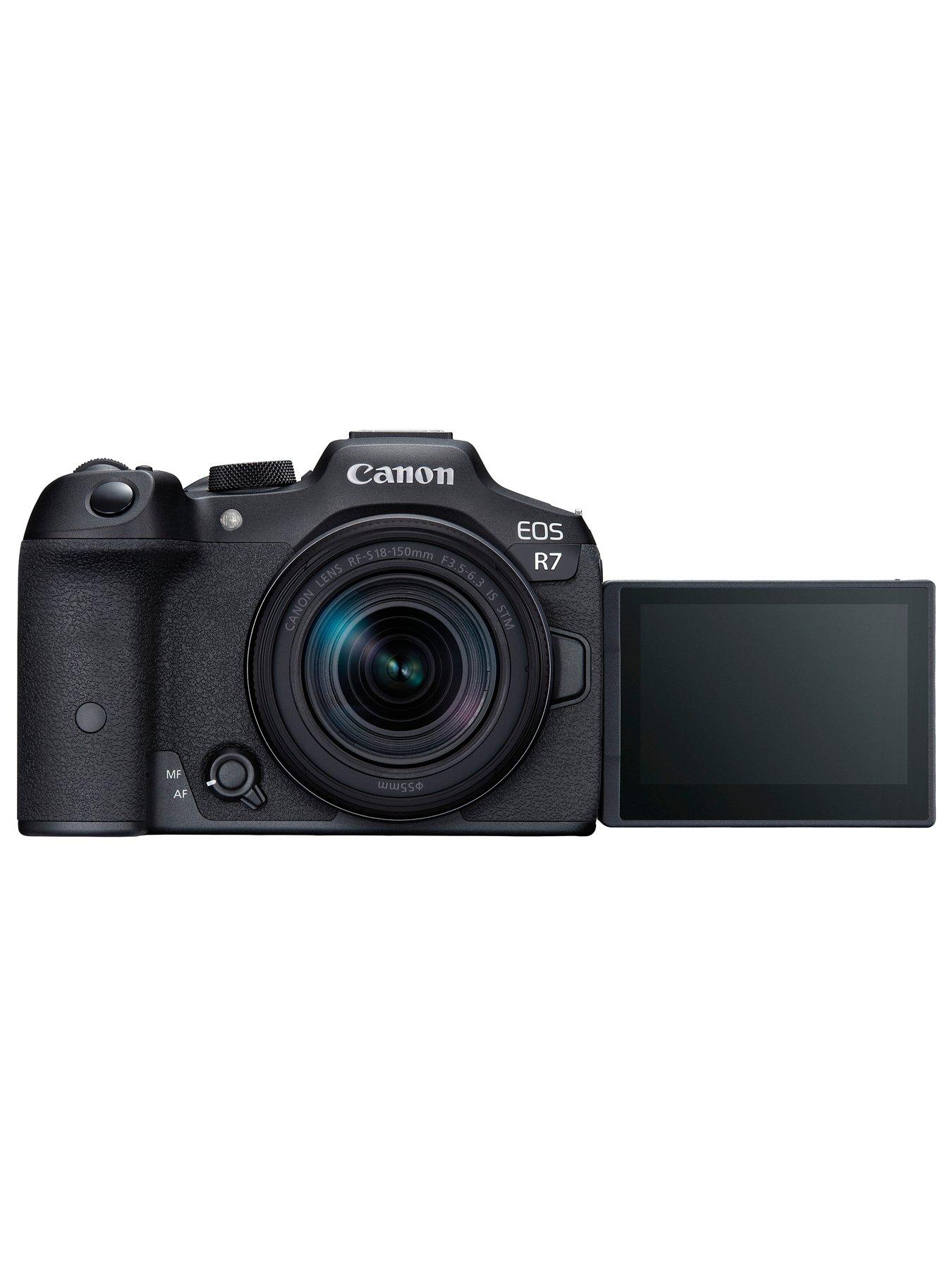 Image 4 of 5 of Canon EOS R7 Camera Kit inc RF-S 18-150mm Lens, Neck Strap &amp; Additional LP-E6P Battery - Black