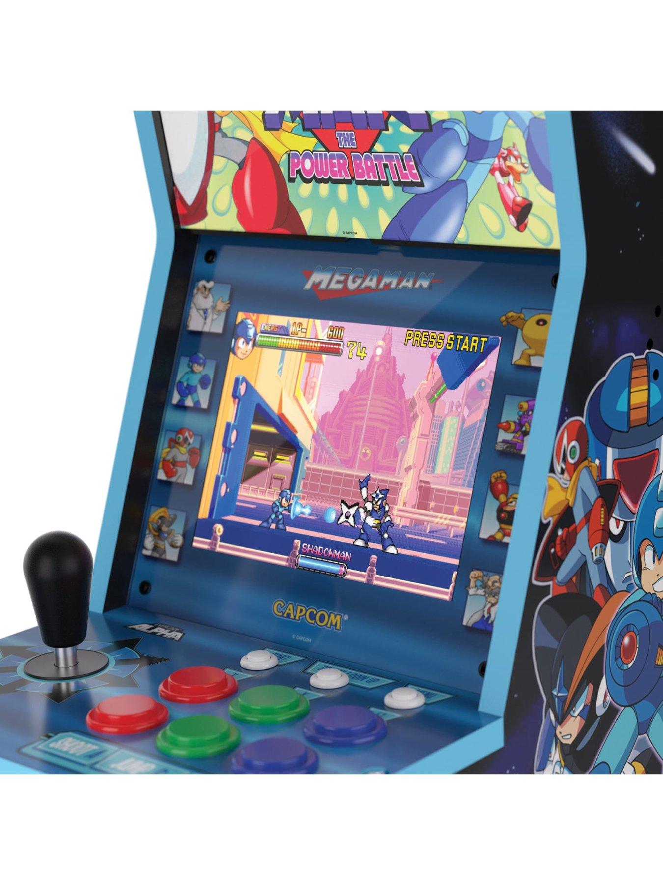  image of blaze-evercade-alpha-mega-man-bartop-arcade