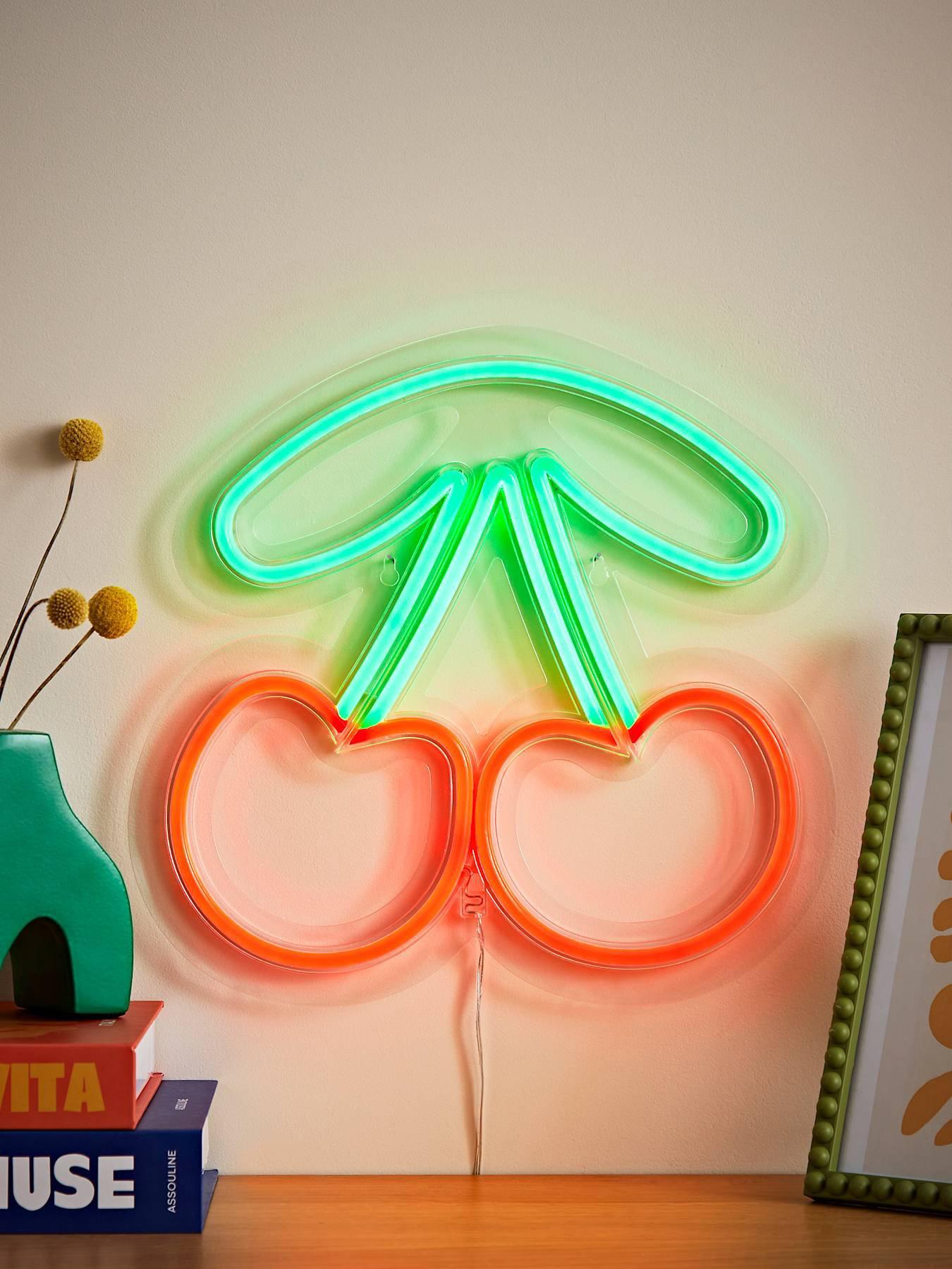 ValueLights Cherries Neon Sign Decoration Wall Light
