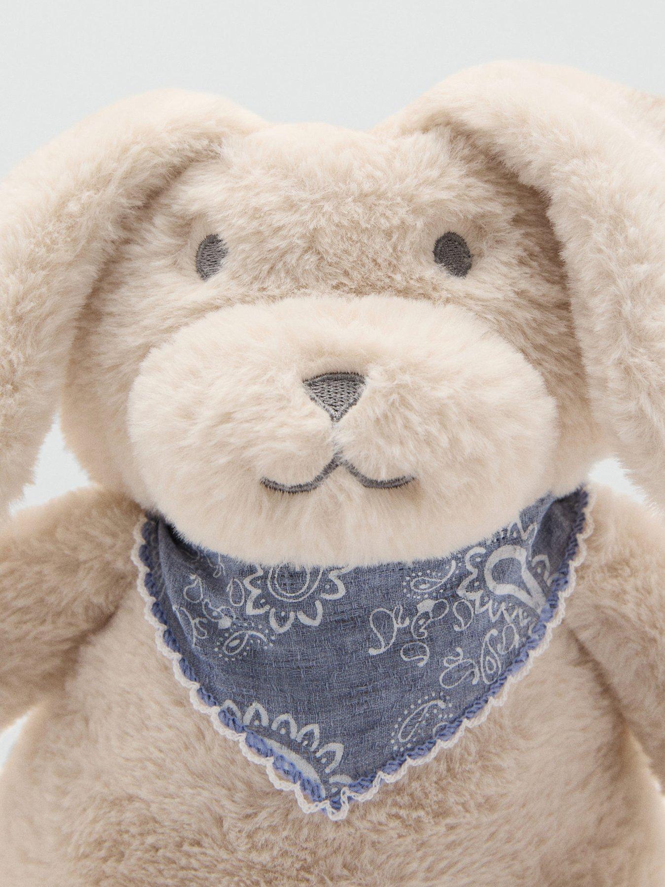 Image 4 of 4 of Mango Younger Girls Fluffy Doggy Backpack - Beige