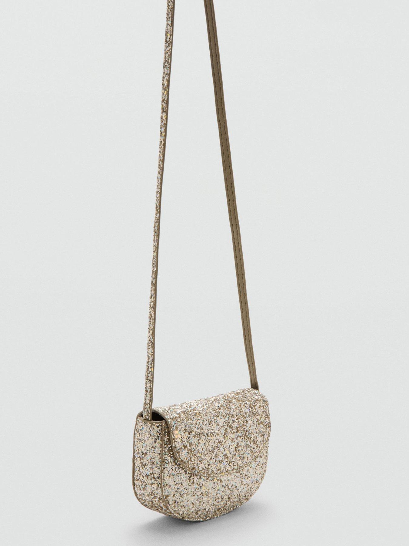  image of mango-girls-mini-glitter-bag-gold