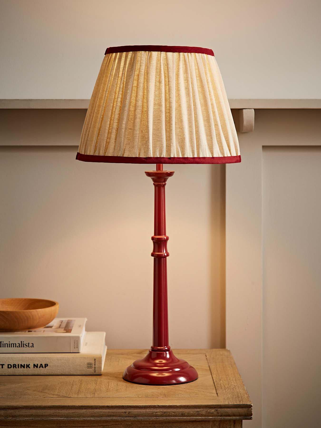 valuelights-clara-burgundy-candlestick-table-lamp-with-linen-pleated-shade