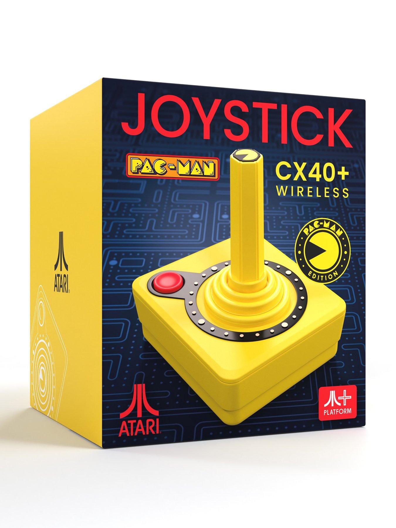  image of retro-games-pac-man-cx-40-wireless-joystick-yellow