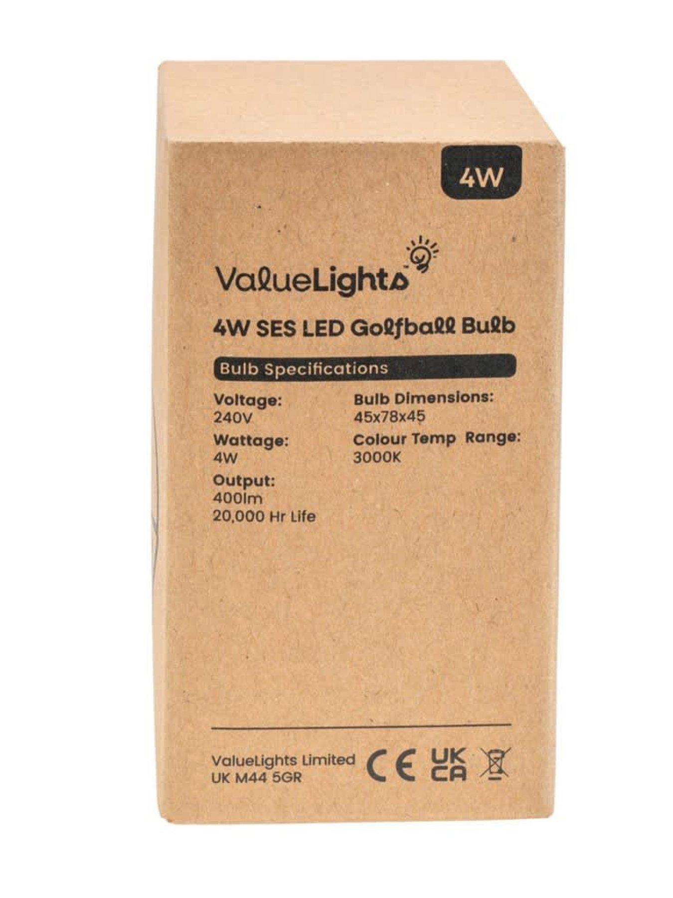 valuelights-pack-of-6-e14-4w-led-globe-light-bulbs-warm-white