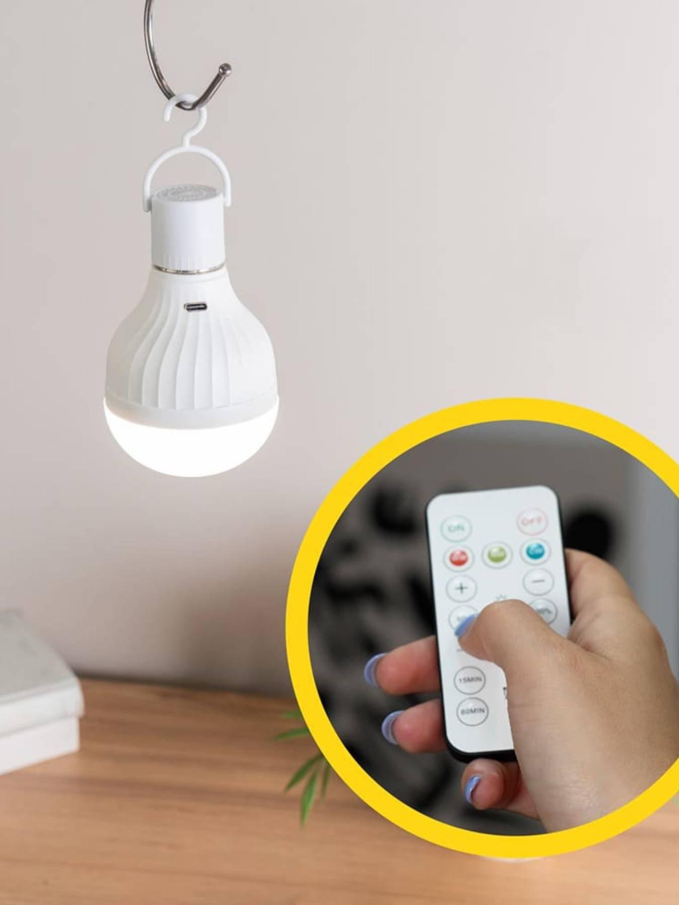  image of valuelights-pack-of-2-e27-usb-rechargeable-light-bulbs-with-remote-control