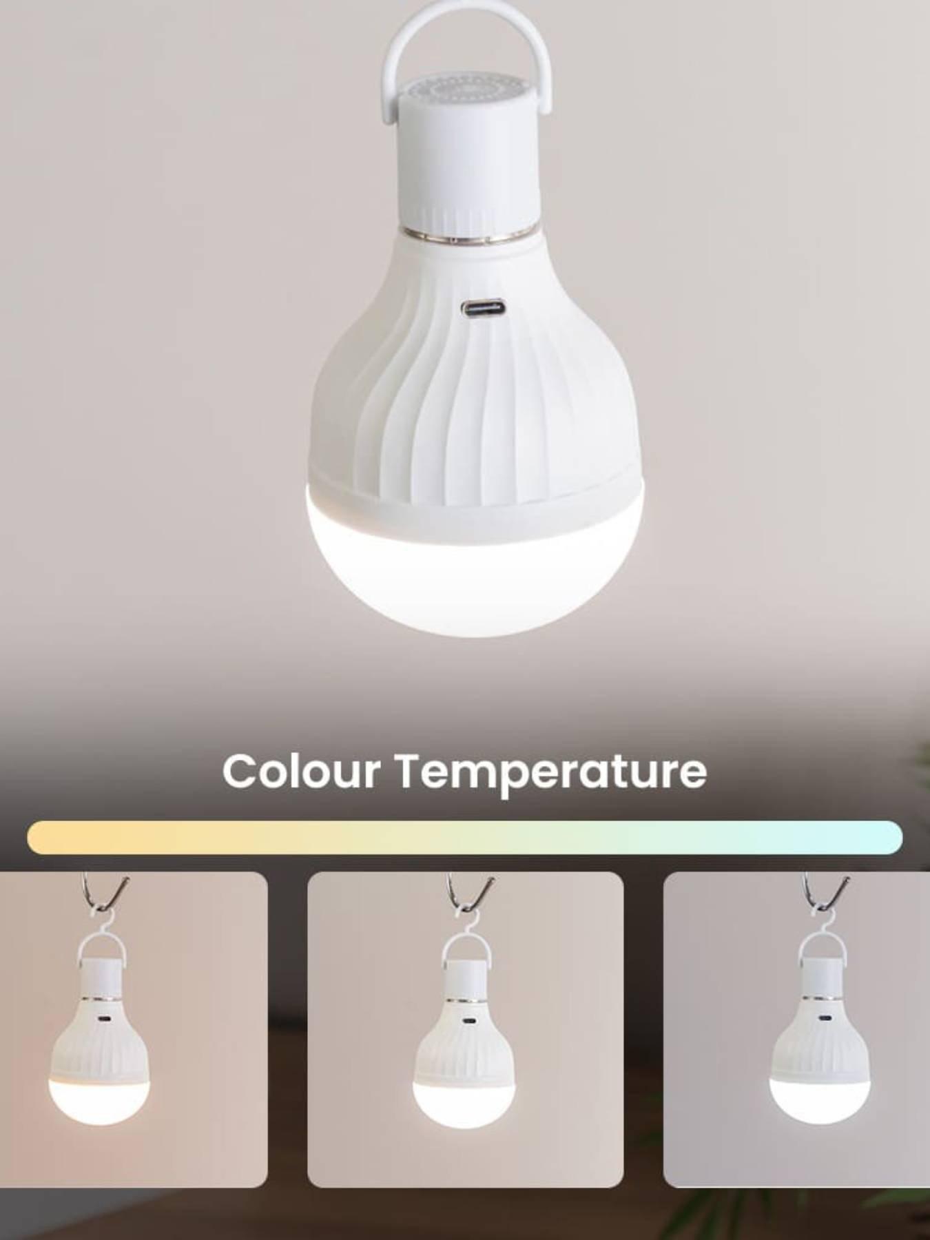  image of valuelights-pack-of-2-e27-usb-rechargeable-light-bulbs-with-remote-control