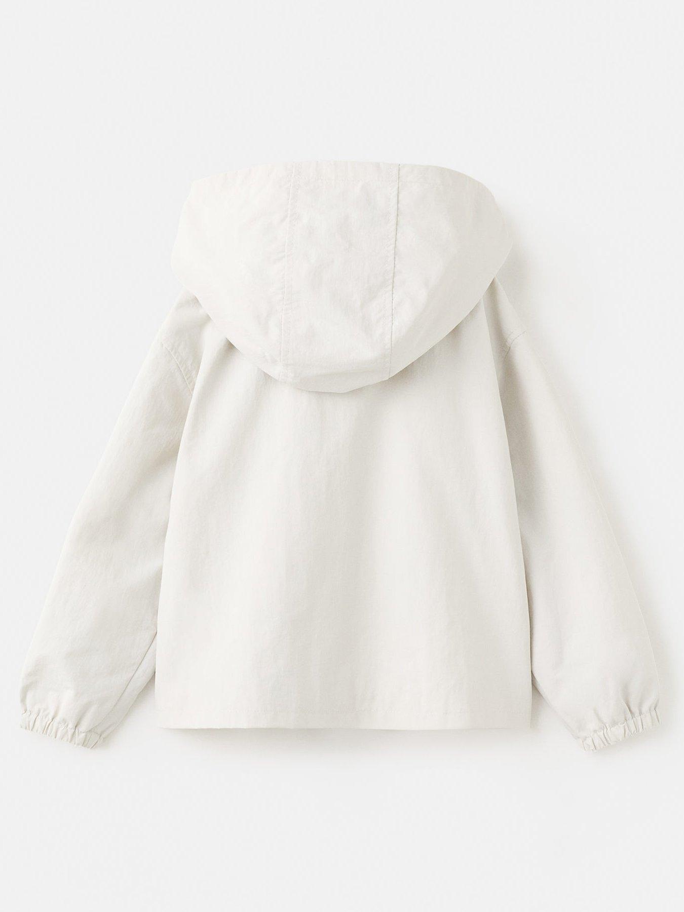  image of mango-younger-girls-lightweight-jacket-cream