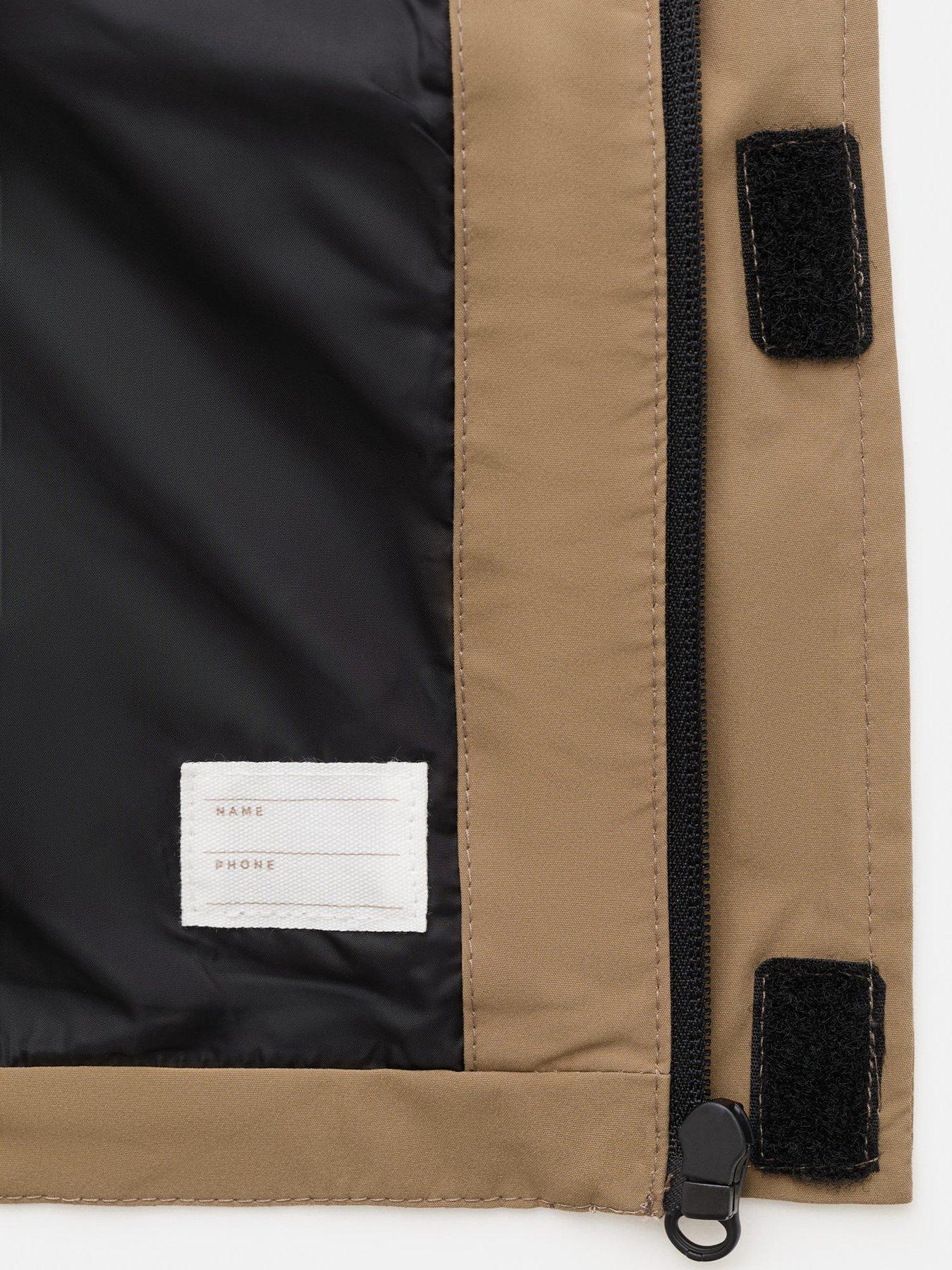  image of mango-younger-boys-hooded-parka-brown