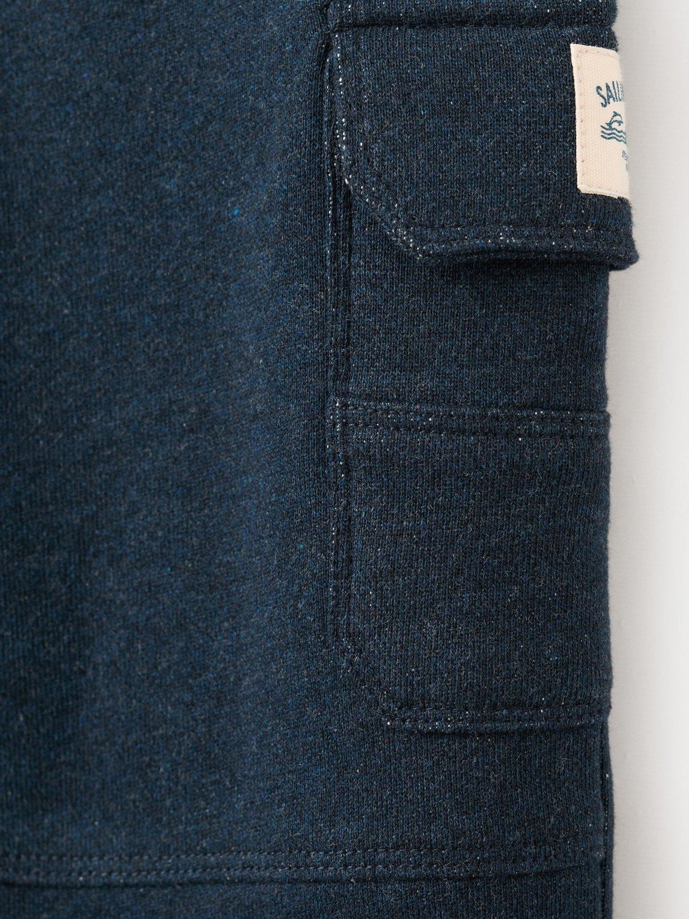  image of mango-younger-boys-cuffed-joggers-navy