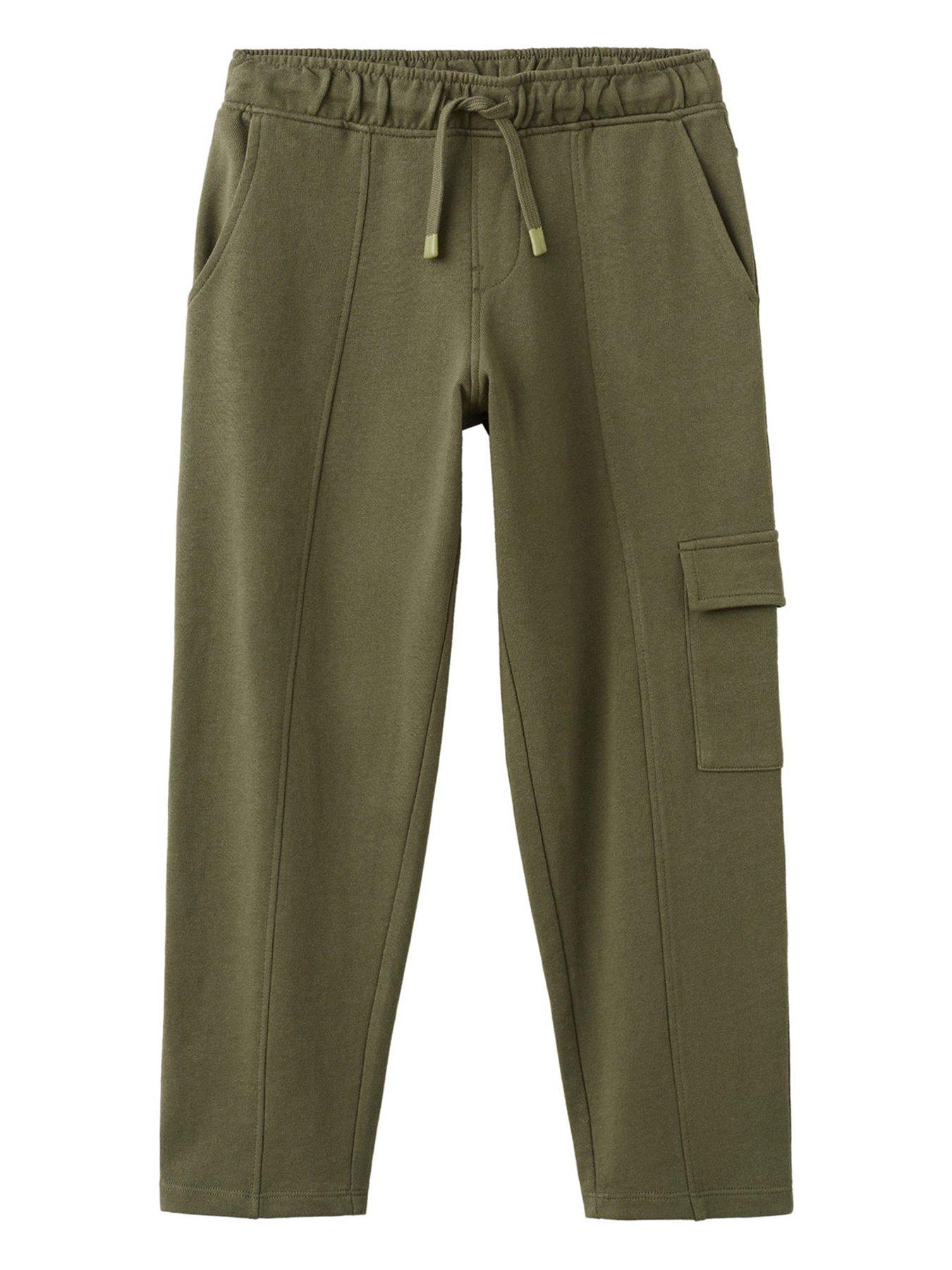 Mango Boys Pocket Straight Fit Joggers - Khaki