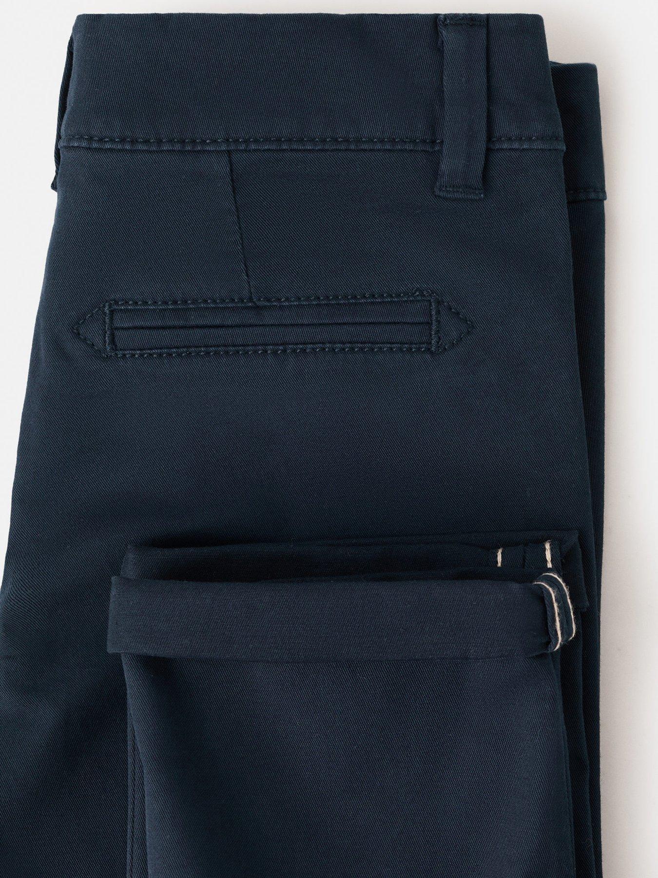  image of mango-younger-boys-regular-waist-chinos-navy