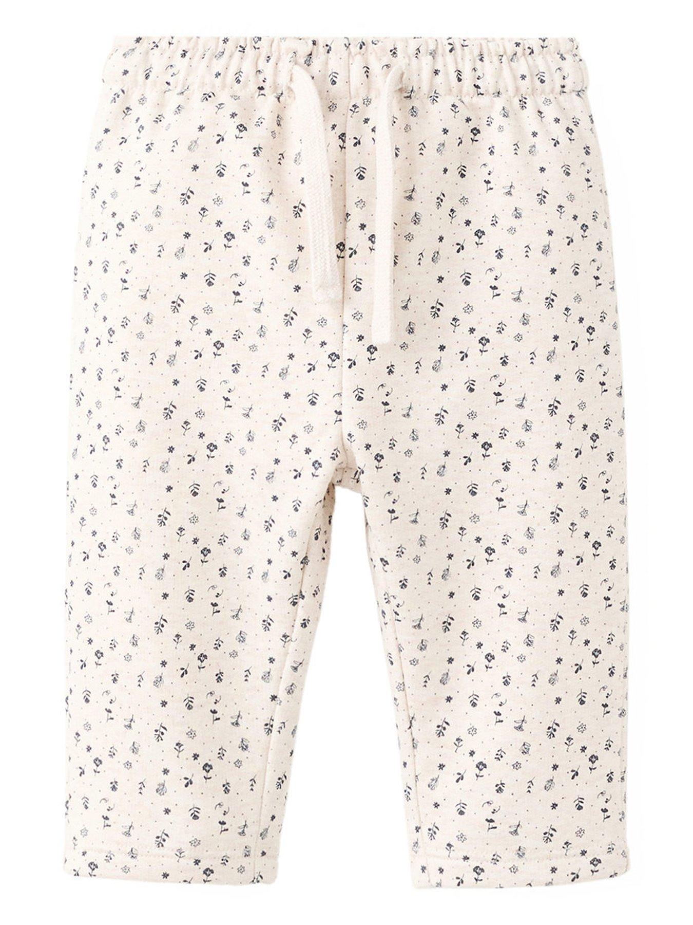 Mango Baby Girls Baby Co Ord Joggers - Beige