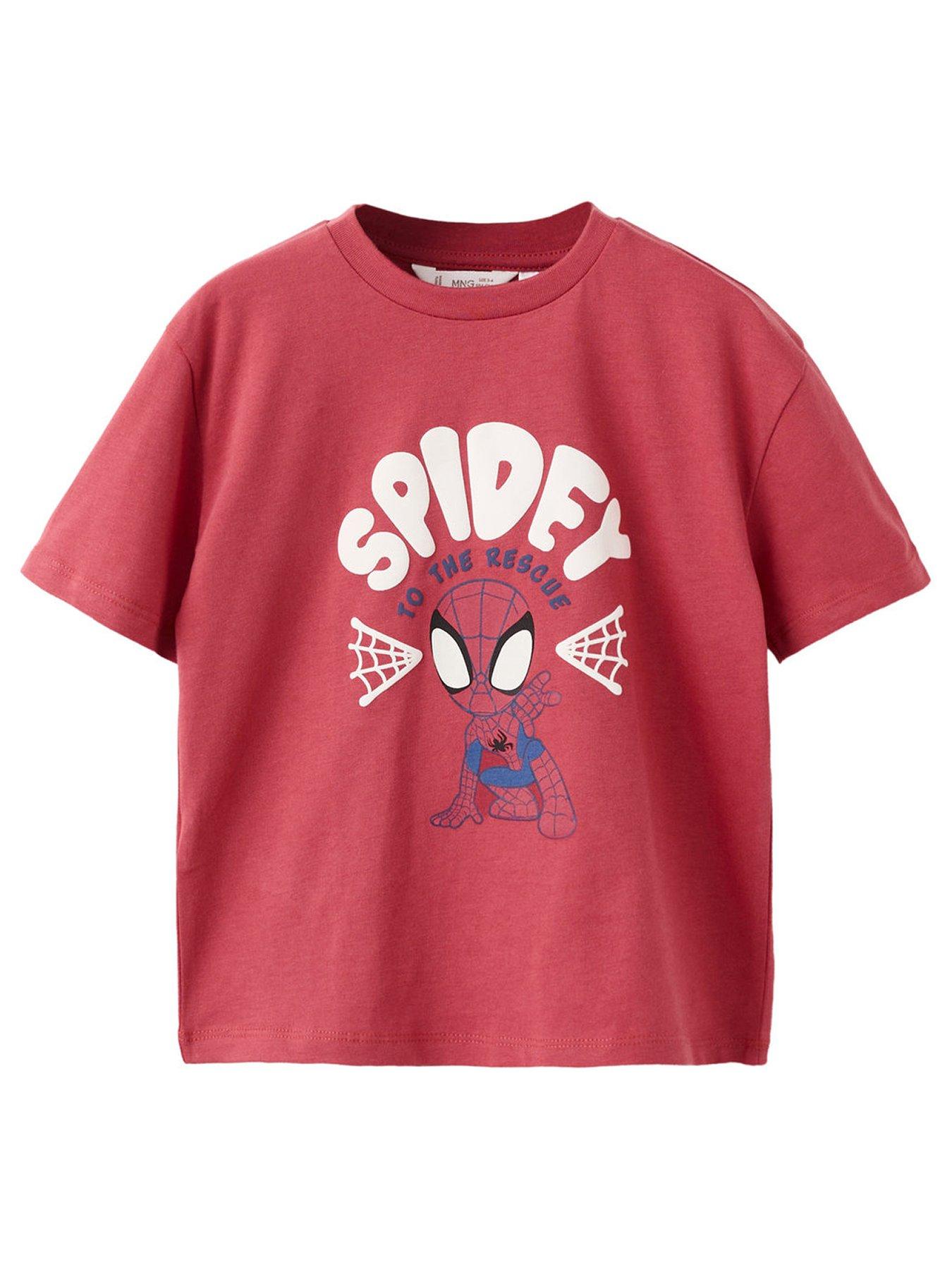 mango-younger-boys-spiderman-short-sleeve-graphic-t-shirt-red