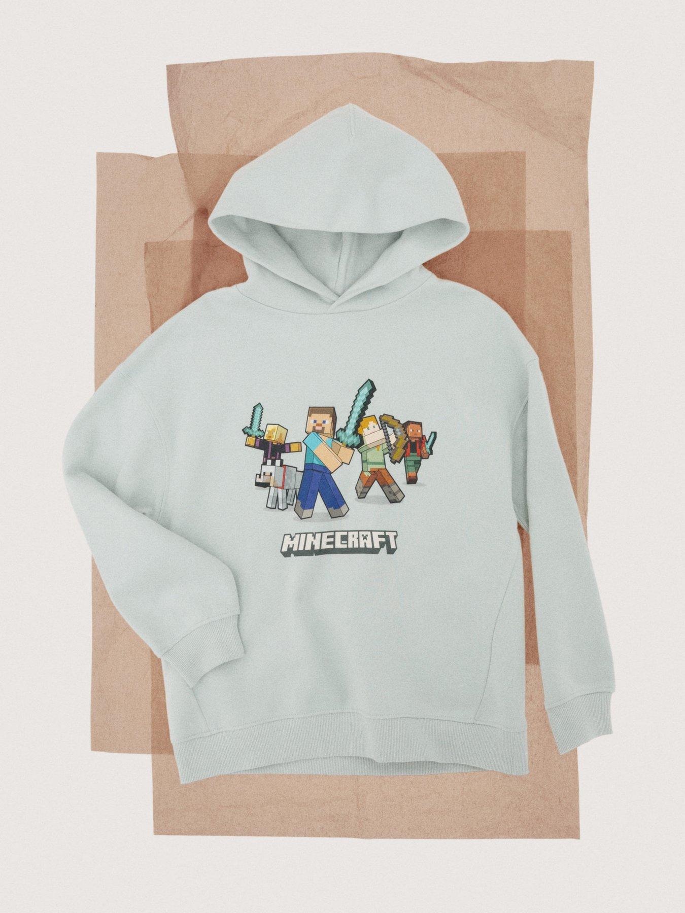 Image 3 of 5 of Mango Boys Minecraft Hoodie - Aqua