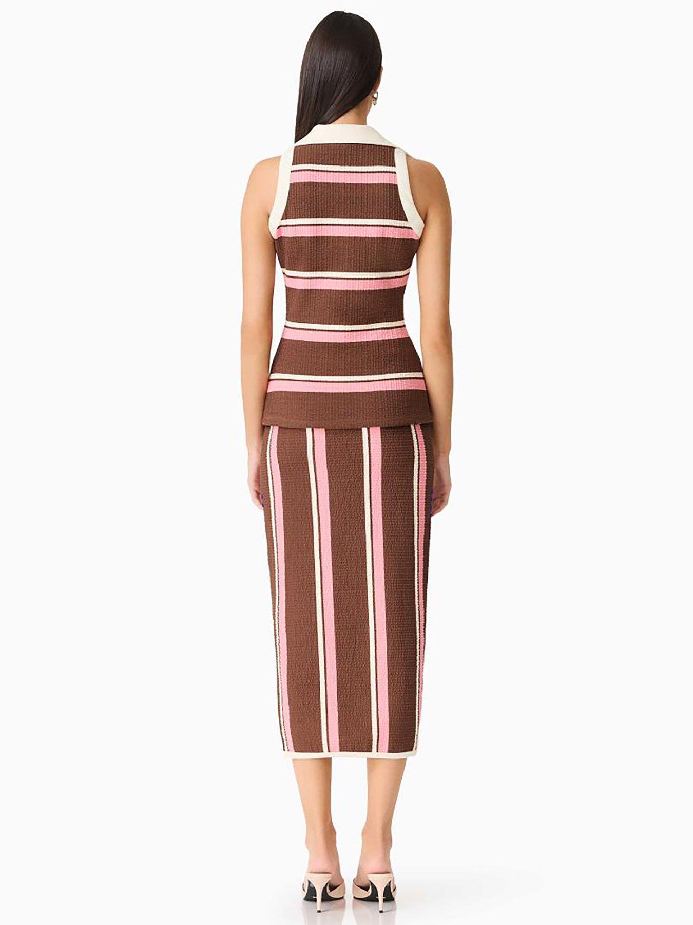 Image 2 of 5 of Curaae Cady Vest Top And Skirt Set