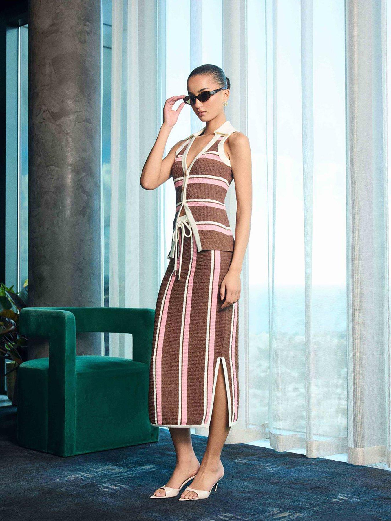 Image 5 of 5 of Curaae Cady Vest Top And Skirt Set