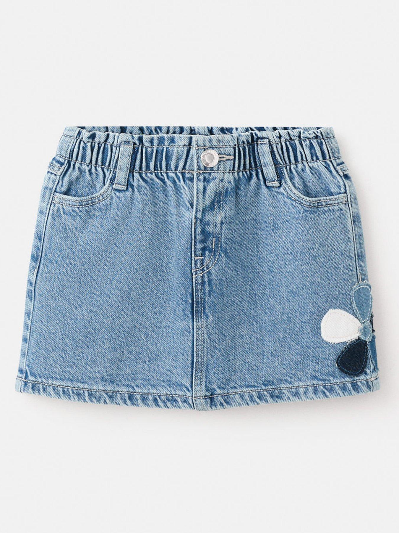 mango-younger-girls-flower-patch-denim-skirt-blue