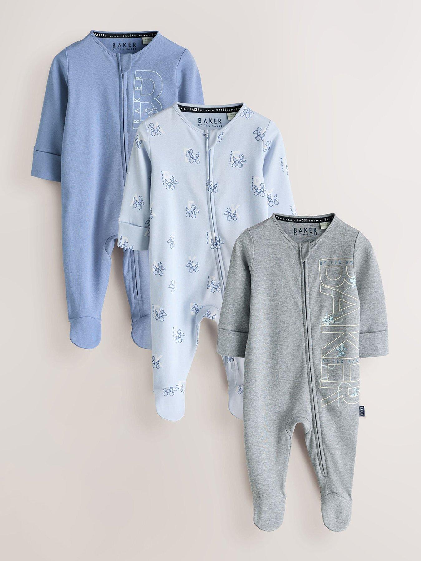 ted-baker-baby-boys-3-pack-sleepsuits-blue